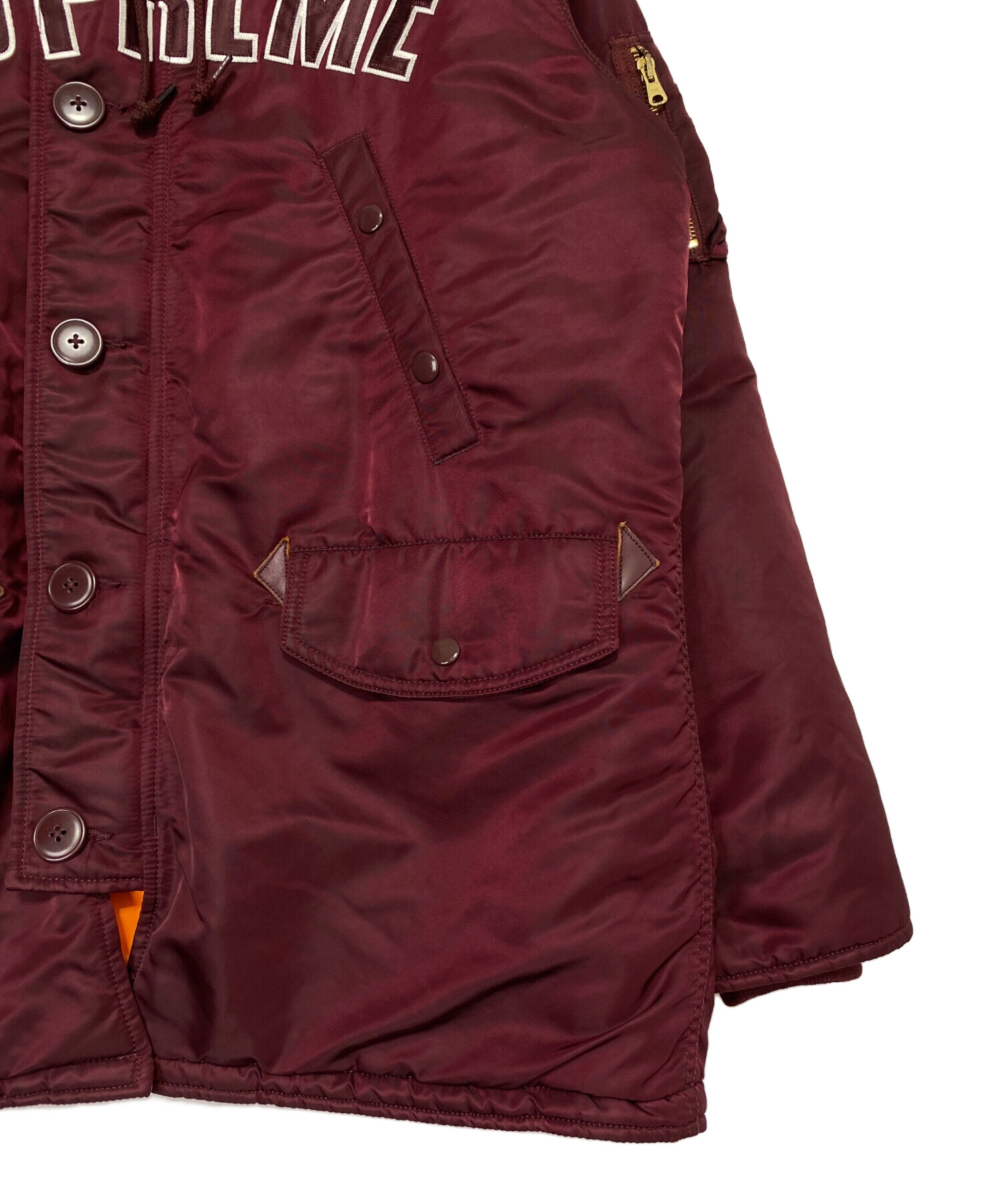 中古・古着通販】SUPREME (シュプリーム) Arc Logo N-3B Parka レッド