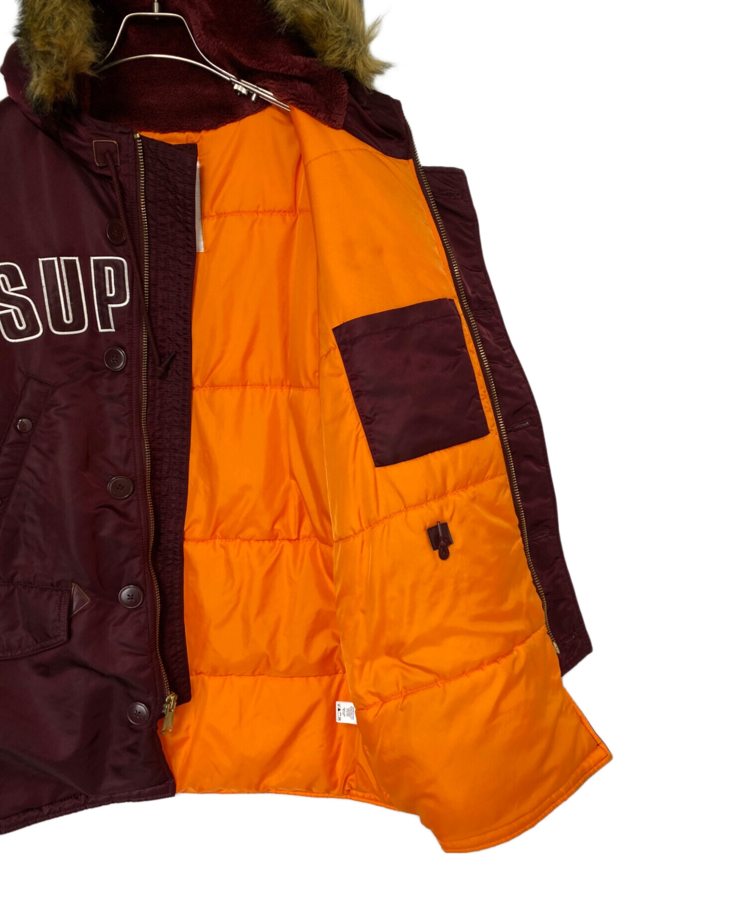 中古・古着通販】SUPREME (シュプリーム) Arc Logo N-3B Parka レッド