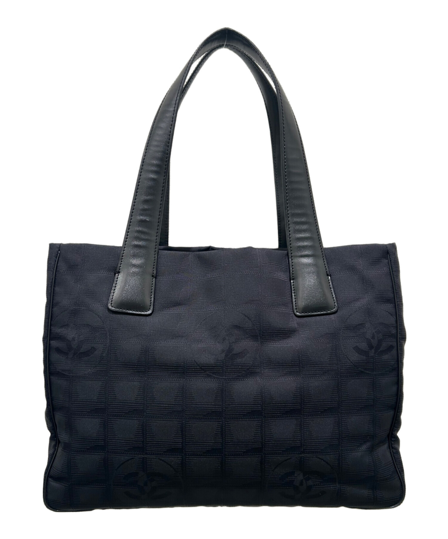 中古・古着通販】CHANEL (シャネル) ニュートラベルラインハンドバッグ 