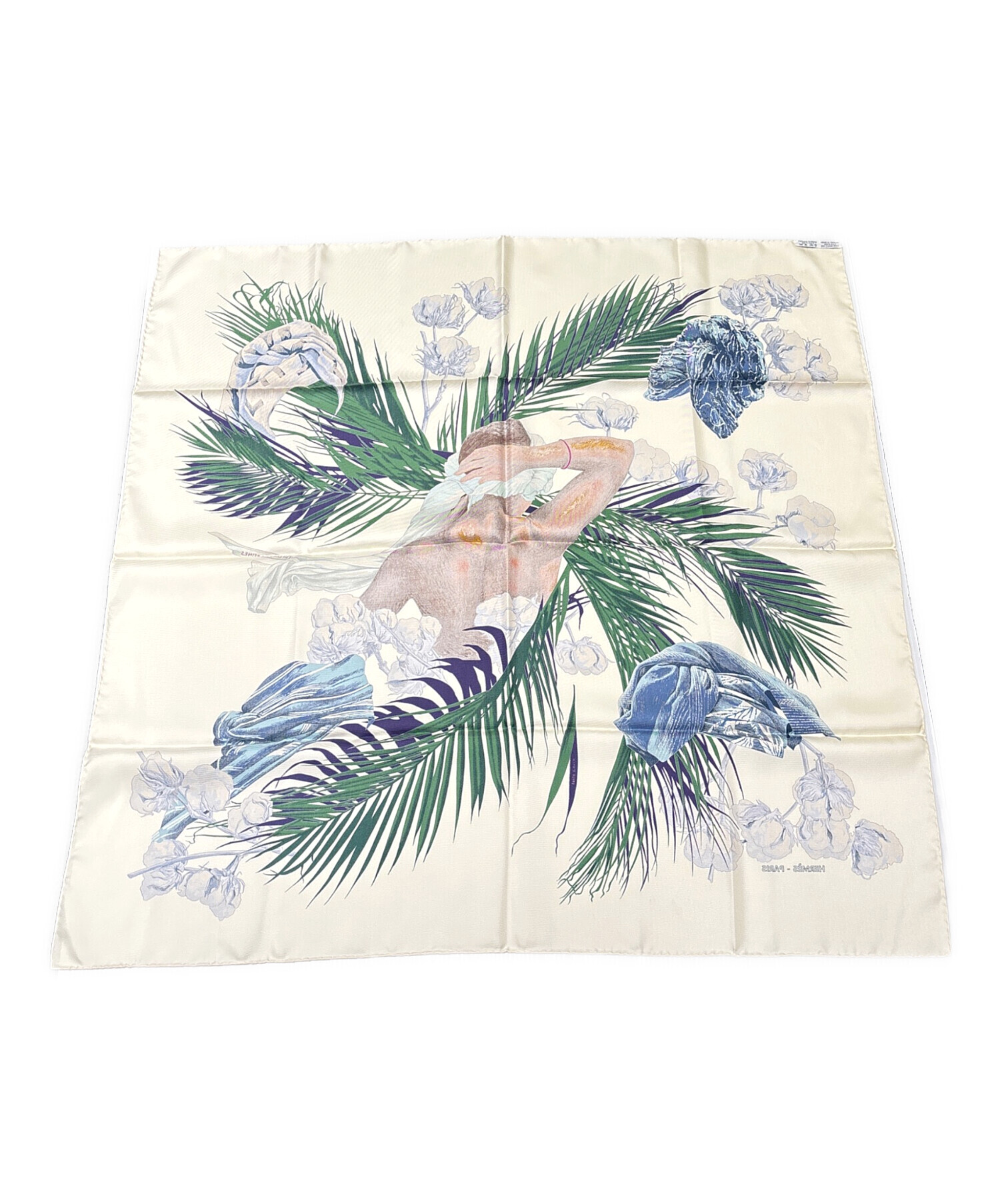 HERMES カレ90 王女のターバン 中古・古着通販】HERMES (エルメス) カレ 90 TURBANS DES REINES 王女