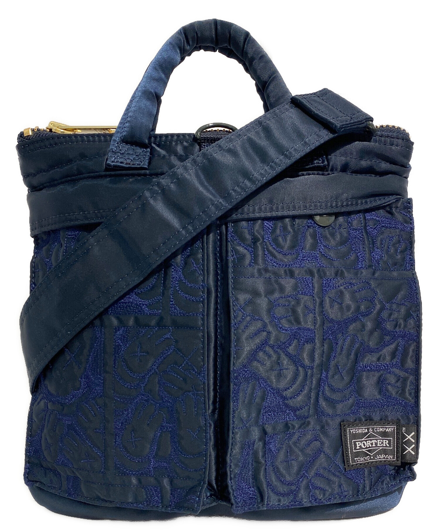 中古・古着通販】PORTER (ポーター) KAWS (カウズ) Nylon 2way Bag