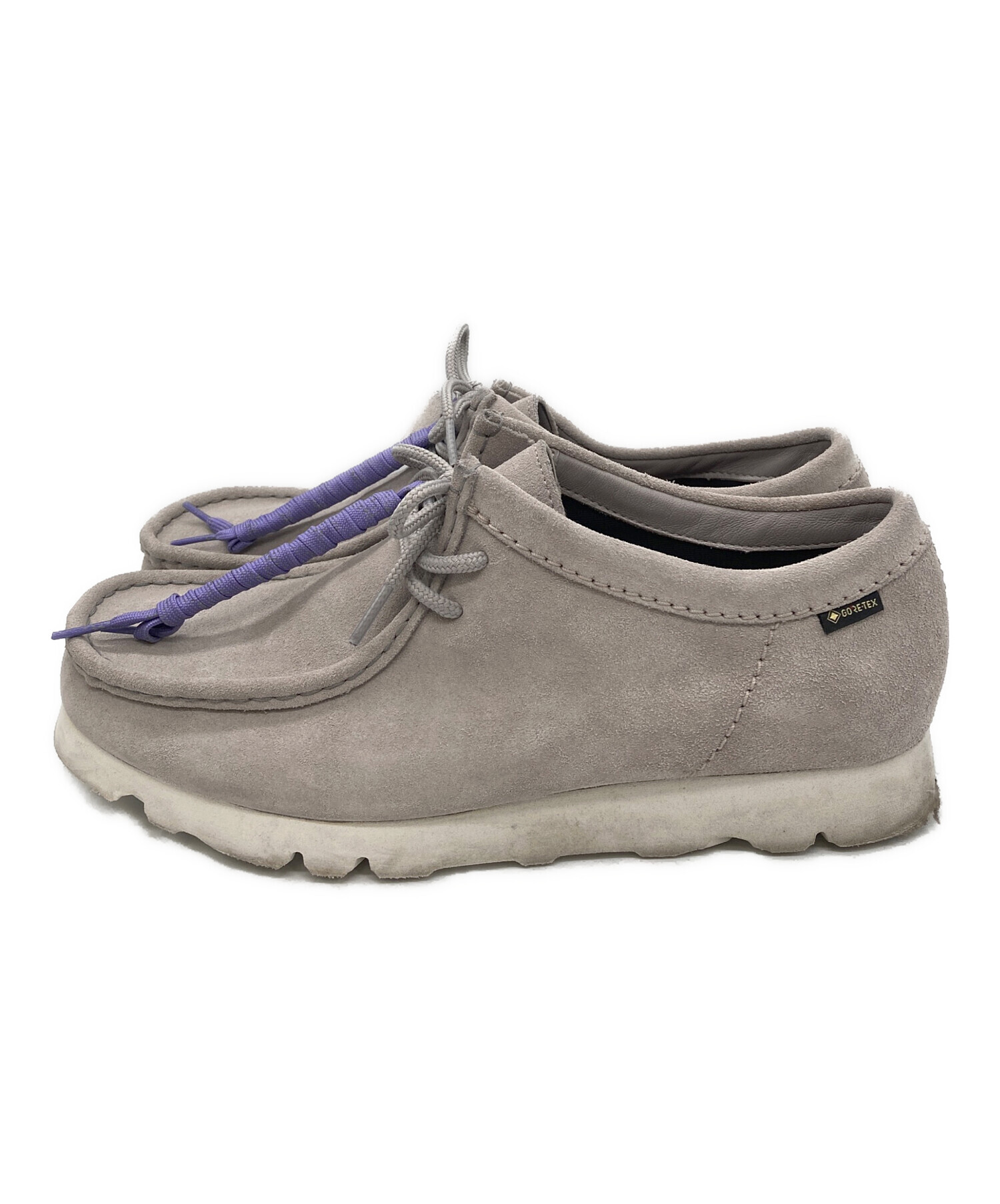 中古・古着通販】CLARKS (クラークス) ワラビーブーツ グレー サイズ 