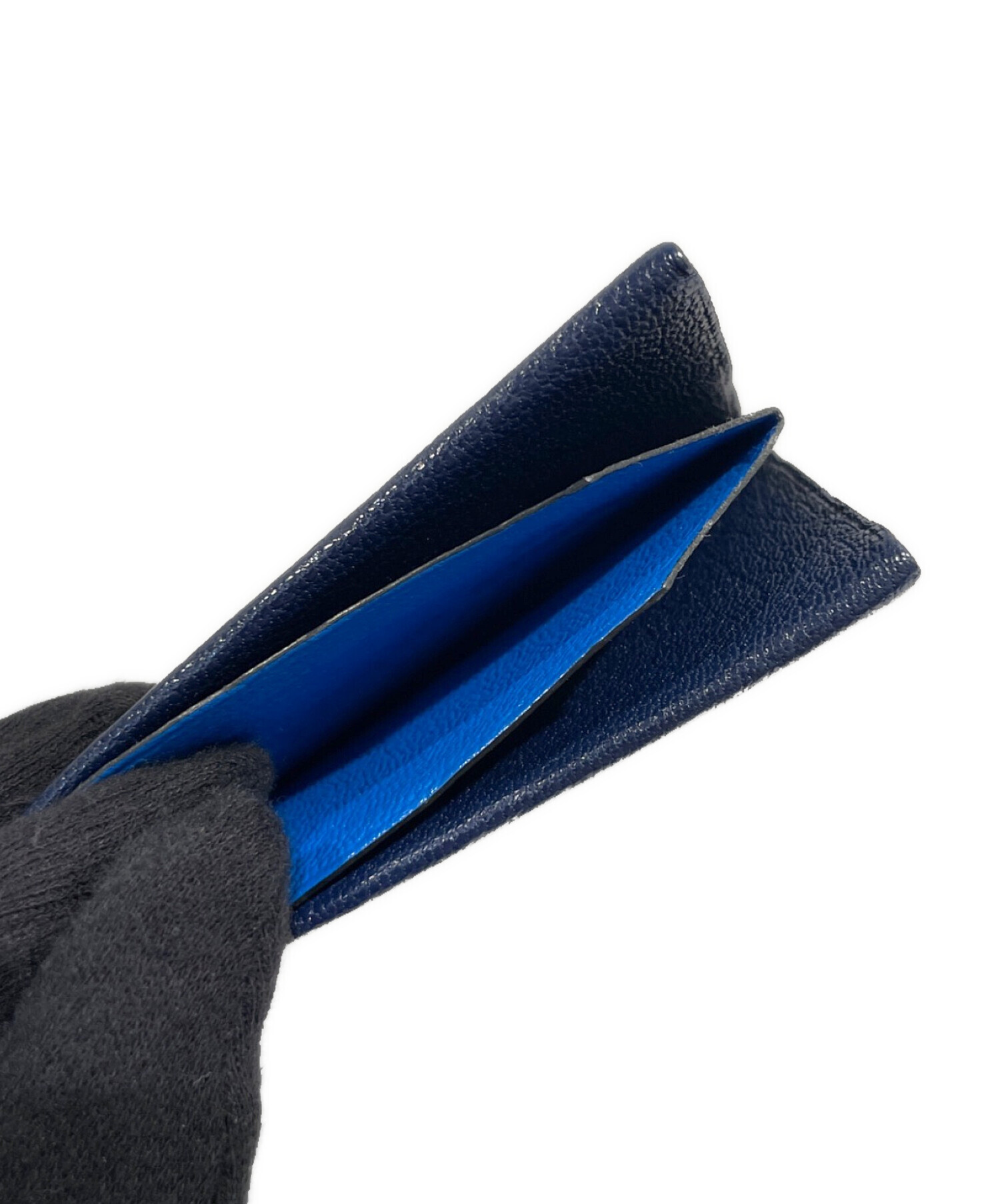 中古・古着通販】HERMES (エルメス) ヴェルソカードケース ネイビー