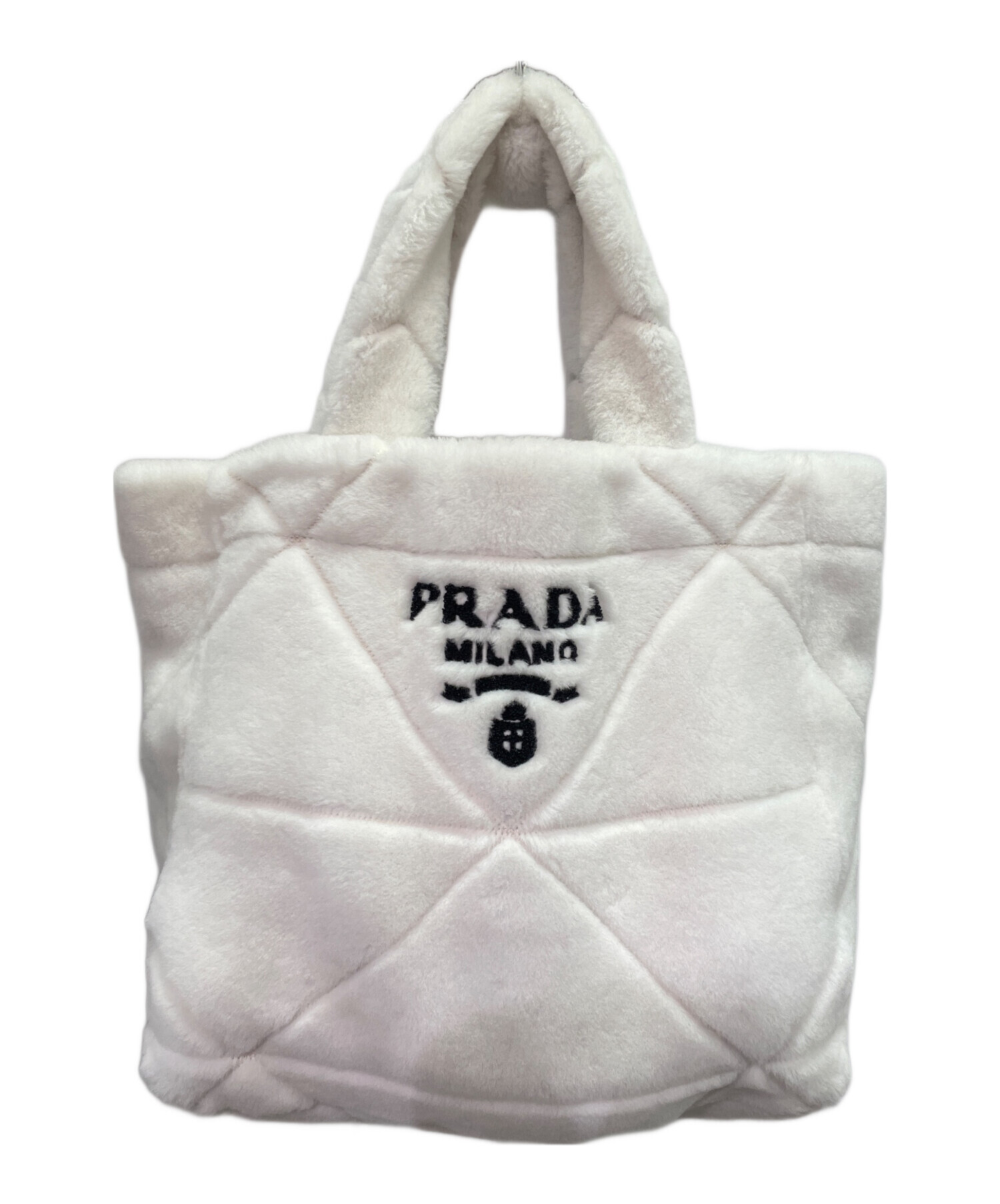 中古・古着通販】PRADA (プラダ) キルト シアリング トートバッグ