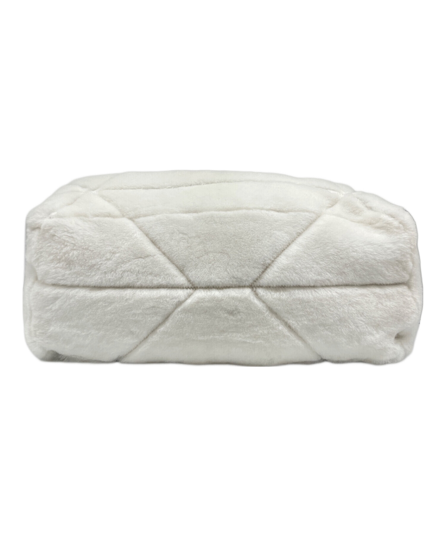 PRADA プラダ　キルトシアリングトートバッグ　ファーバッグ PRADA プラダ キルトシアリングトートバッグ ファーバッグ ミニエコ