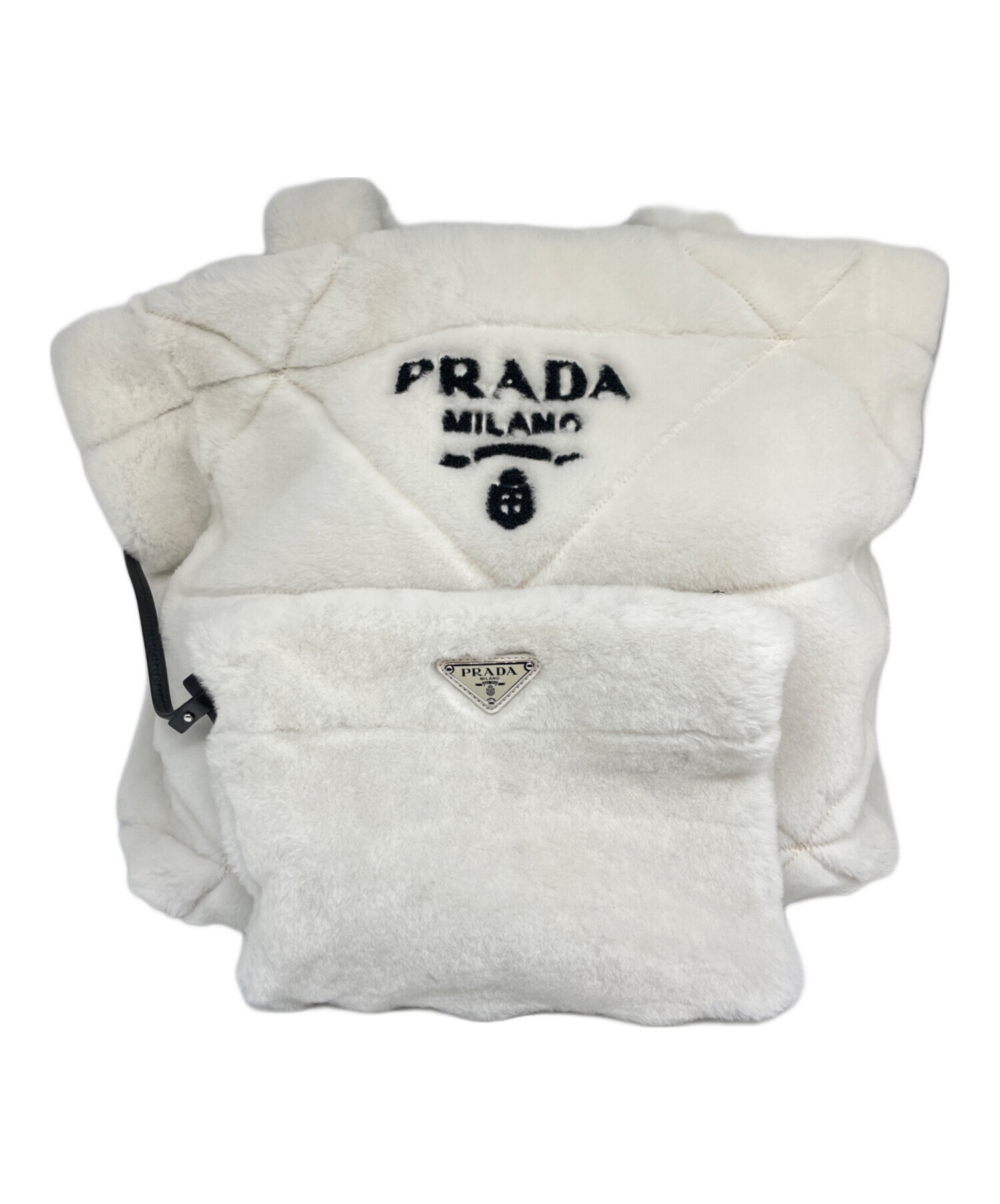 中古・古着通販】PRADA (プラダ) キルト シアリング トートバッグ