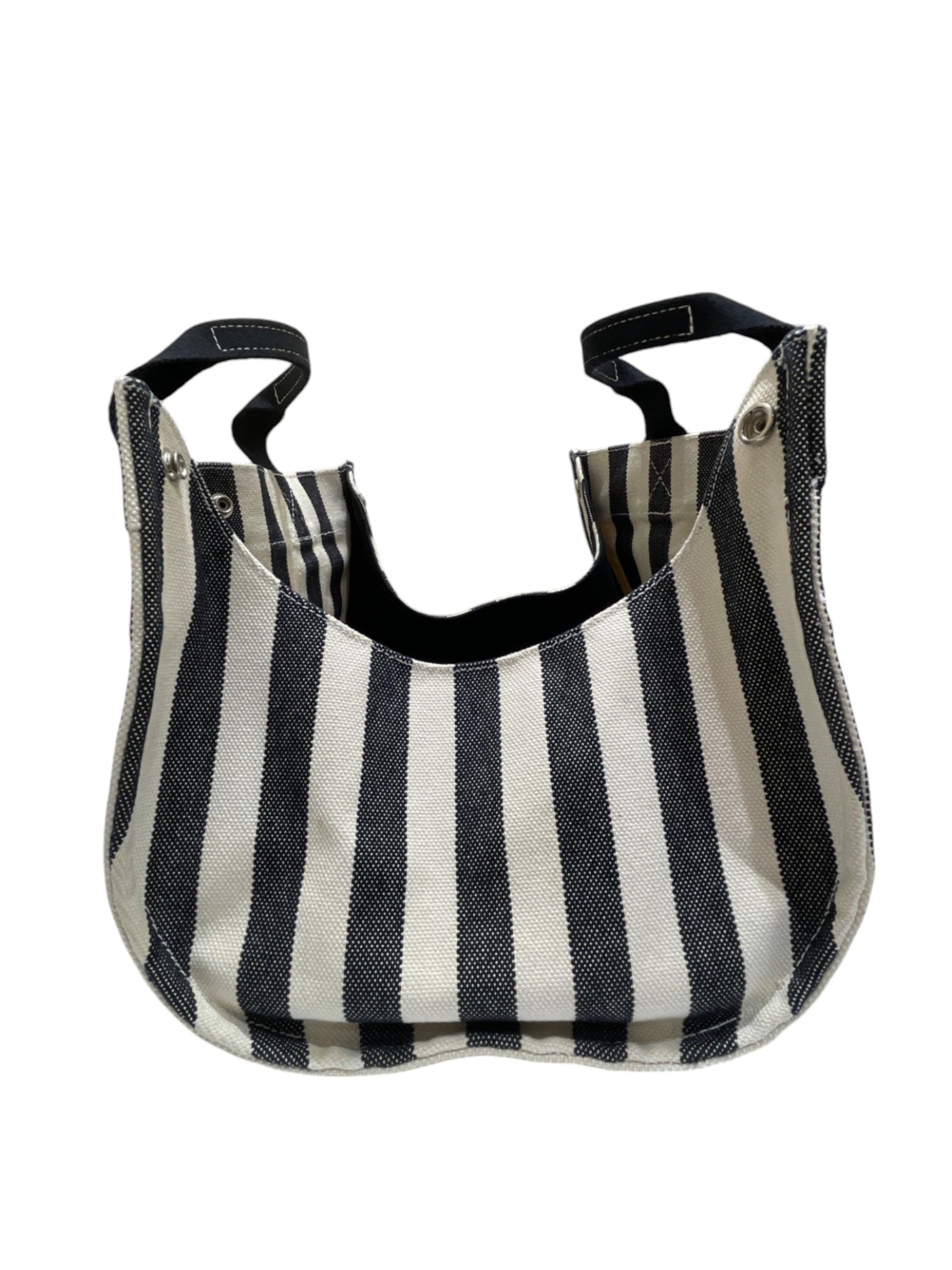 エルメス HERMES カンヌPM ストライプ トートバッグ 手提げ ビーチ