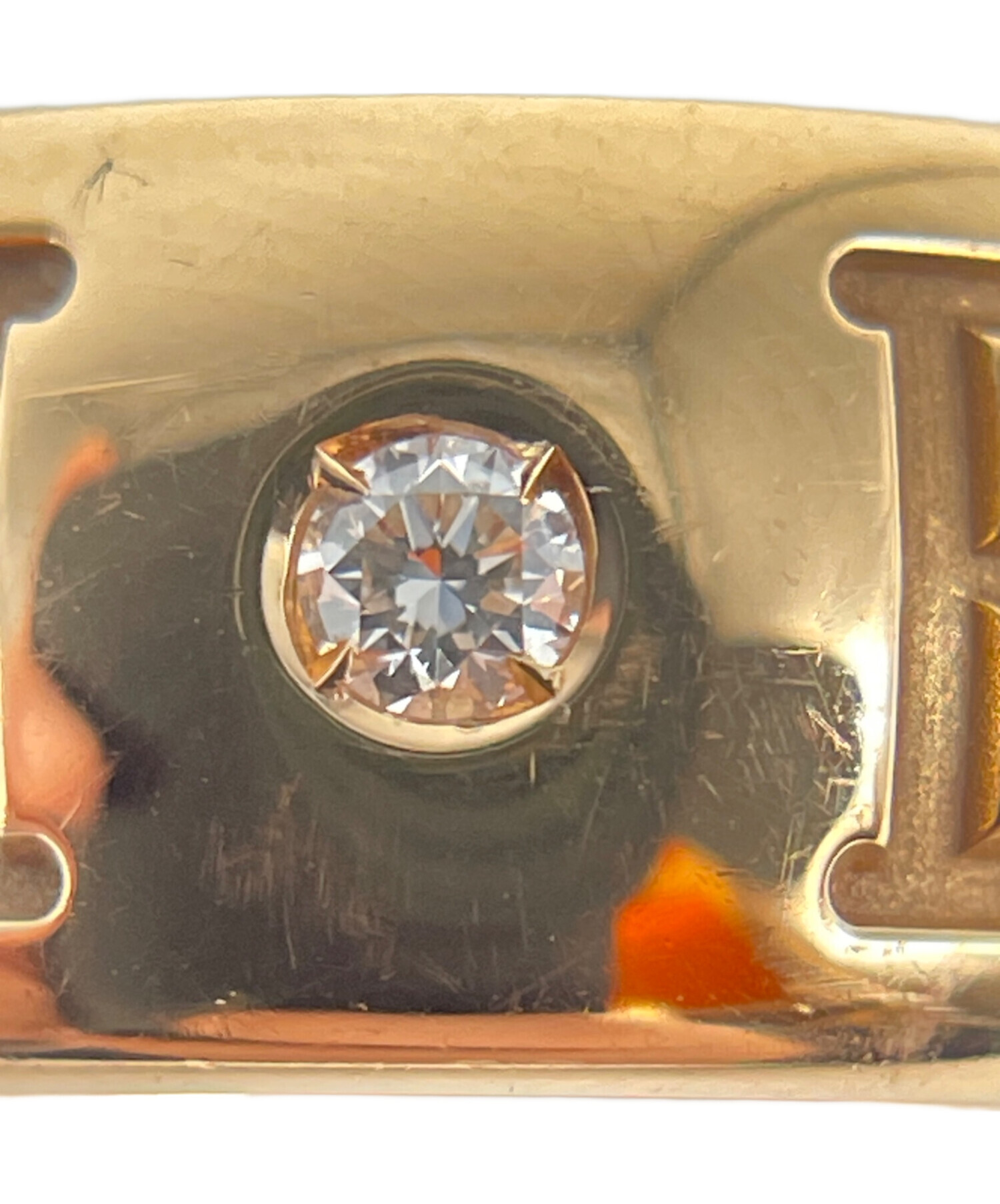 中古・古着通販】BVLGARI (ブルガリ) モノロゴ リング サイズ:49