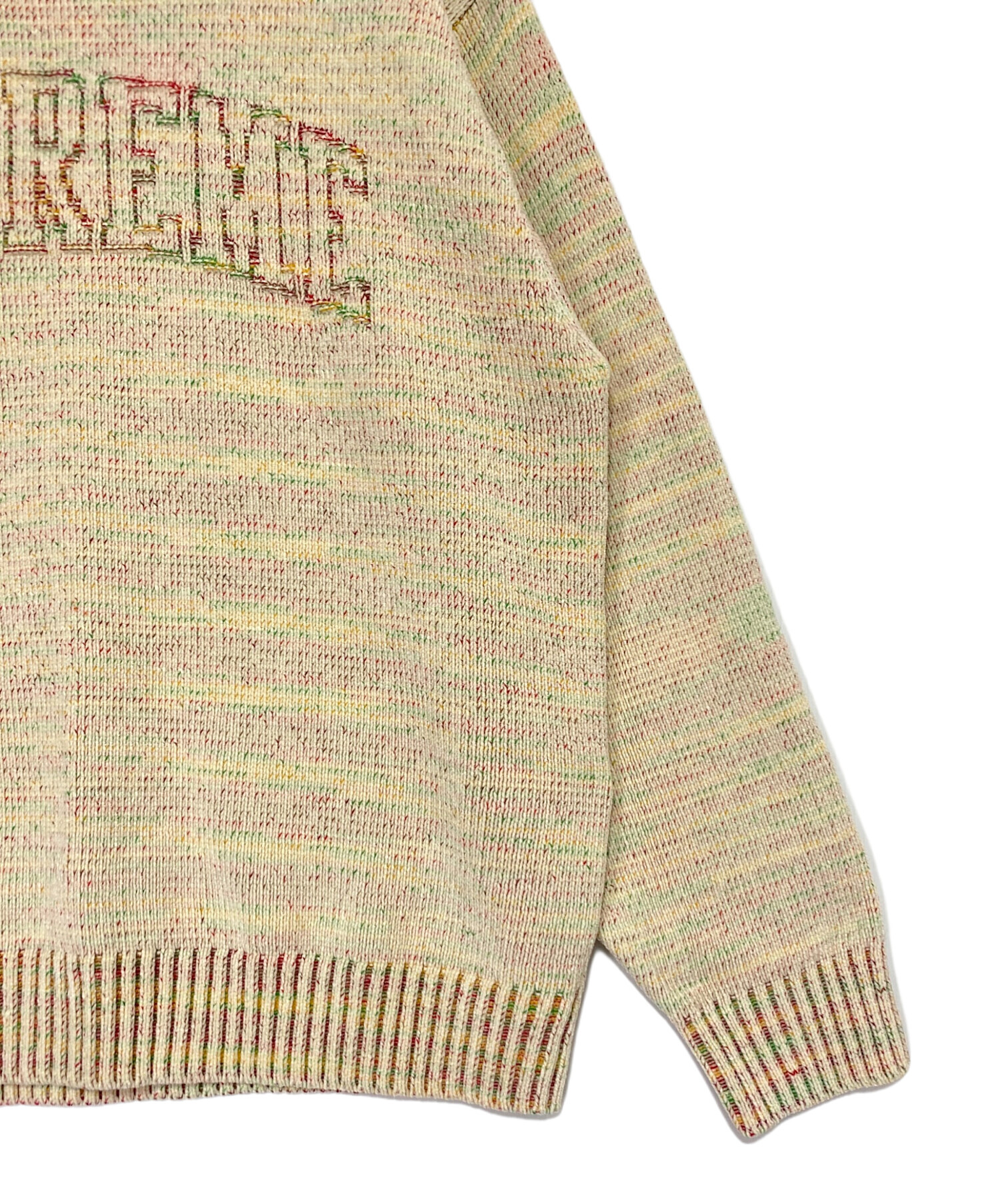 中古・古着通販】SUPREME (シュプリーム) CONTRAST ARC SWEATER マルチ