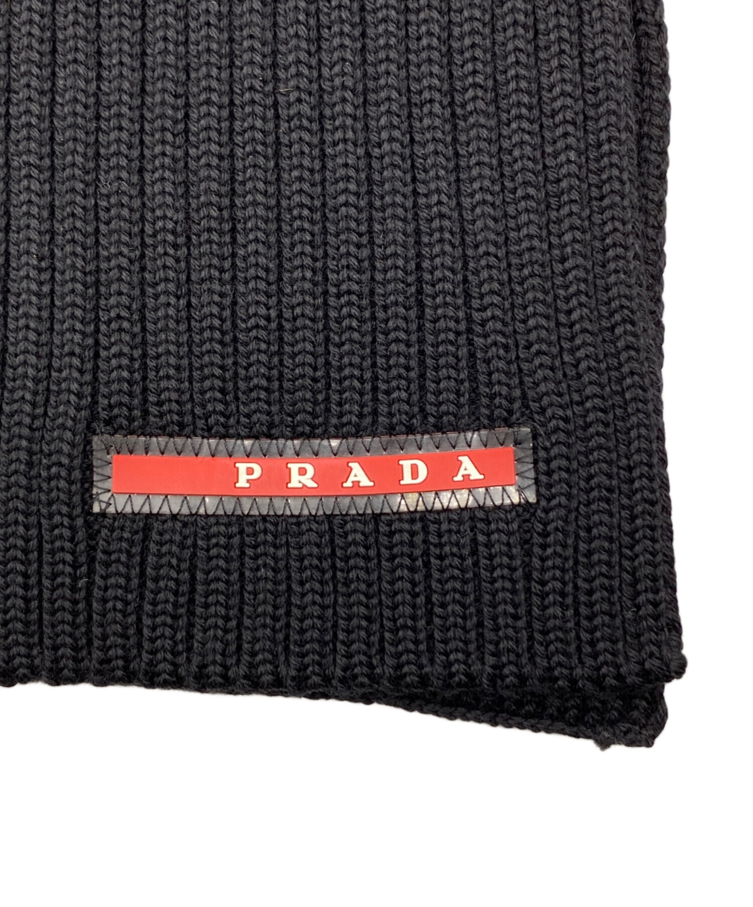 中古・古着通販】PRADA SPORTS (プラダスポーツ) リブウールマフラー