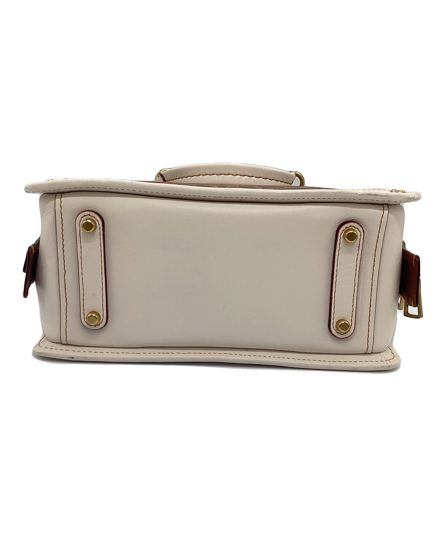 中古・古着通販】COACH (コーチ) ハンドバッグ アイボリー｜ブランド