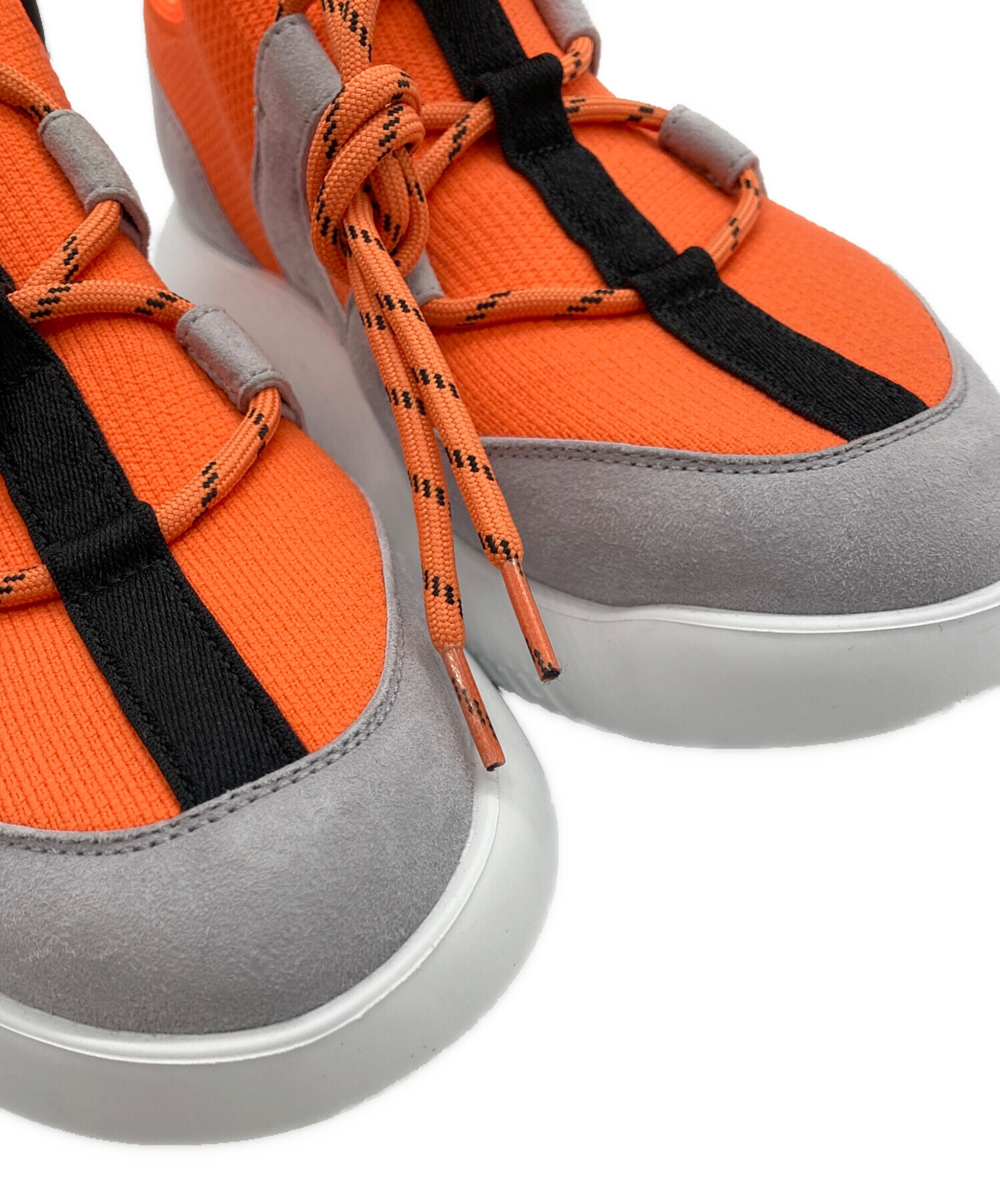 中古・古着通販】HERMES (エルメス) DUEL オレンジ×グレー サイズ:35