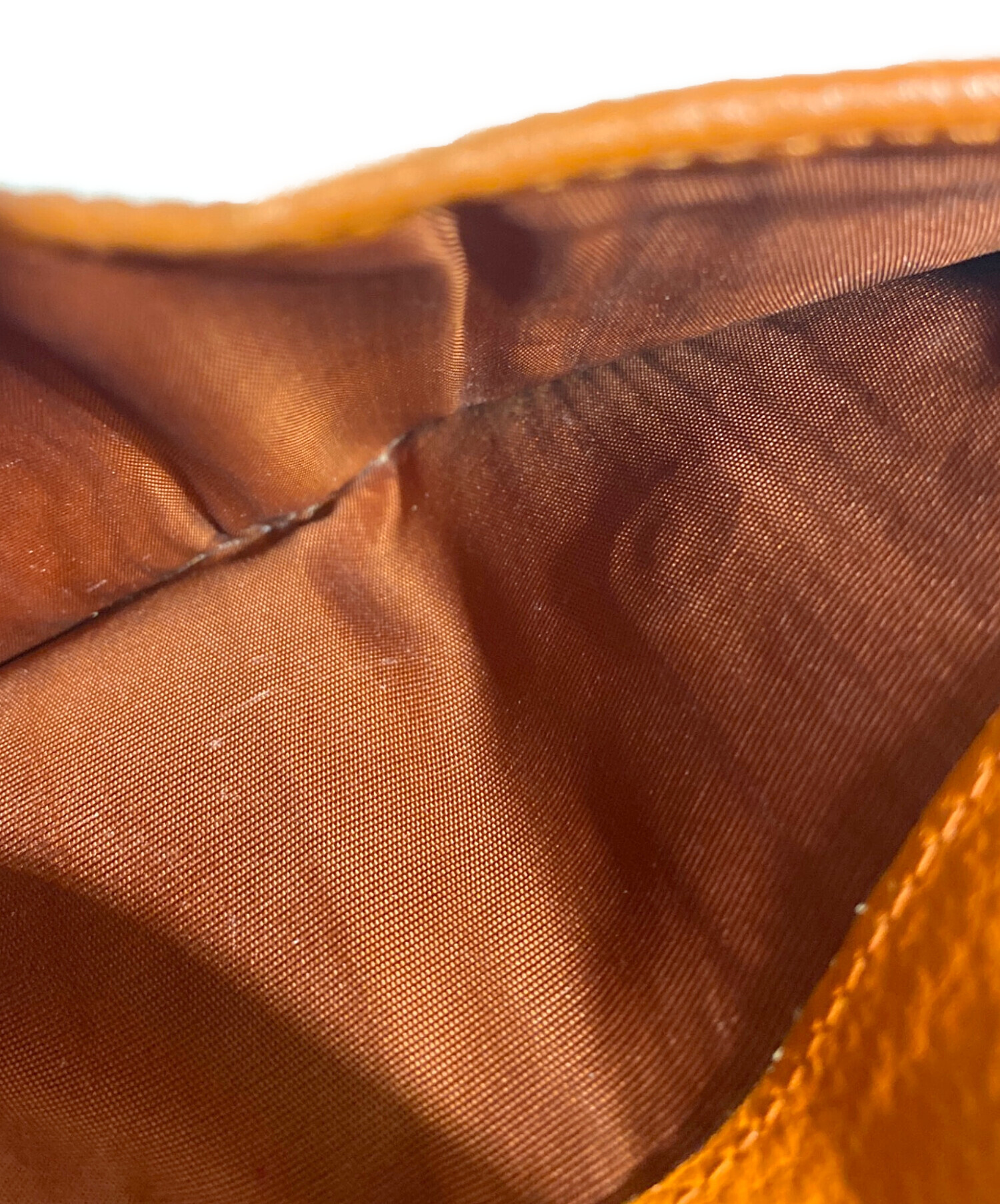 中古・古着通販】PRADA (プラダ) コンパクトウォレット オレンジ