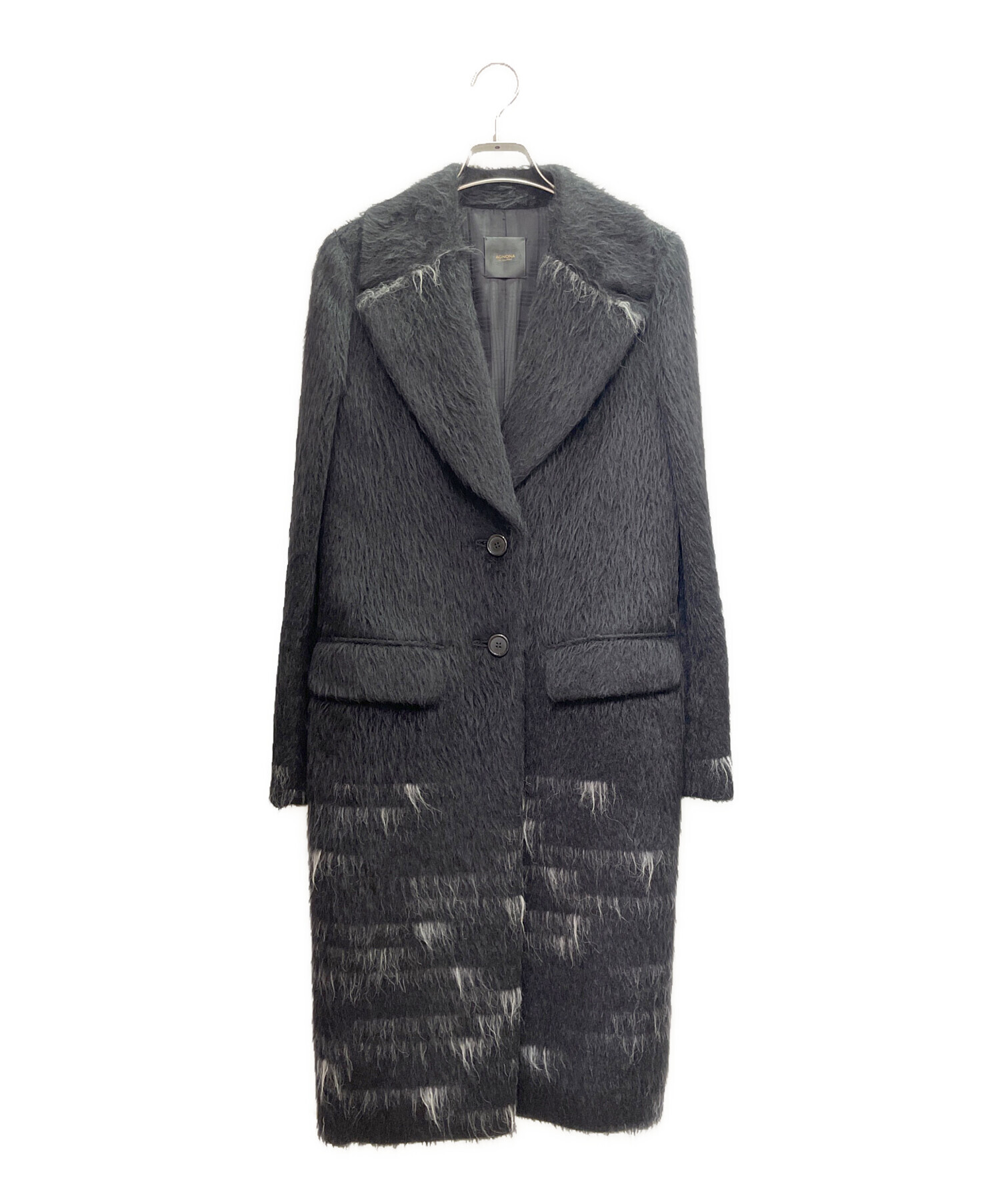 中古・古着通販】Agnona (アニオナ) シャギーアルパカコート