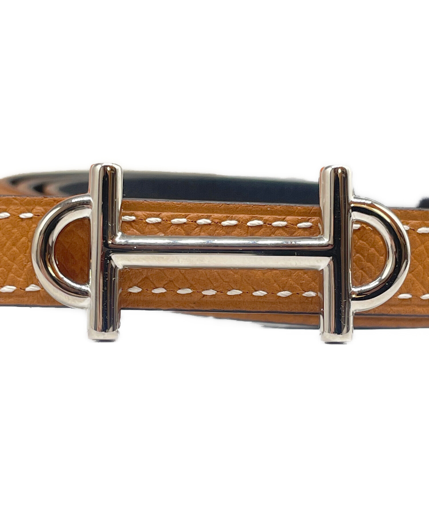 中古・古着通販】HERMES (エルメス) ガンマ バックル リバーシブル