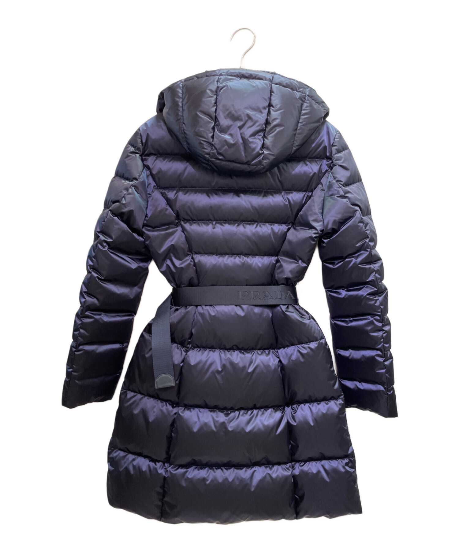 中古・古着通販】PRADA (プラダ) ウエストベルトナイロンダウンコート