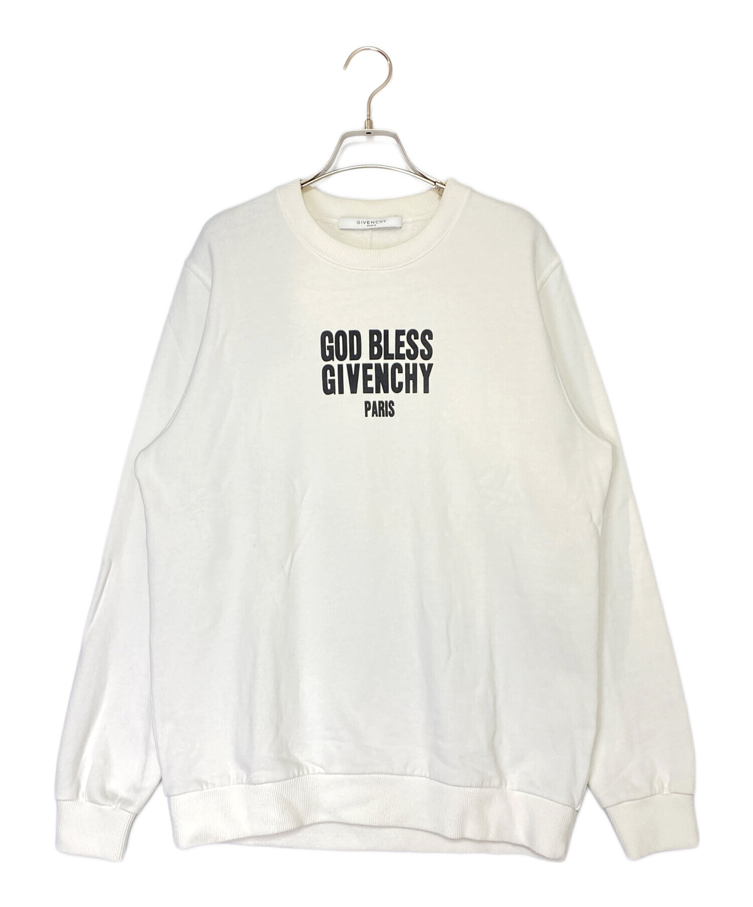 中古・古着通販】GIVENCHY (ジバンシィ) ロゴスウェット ホワイト 