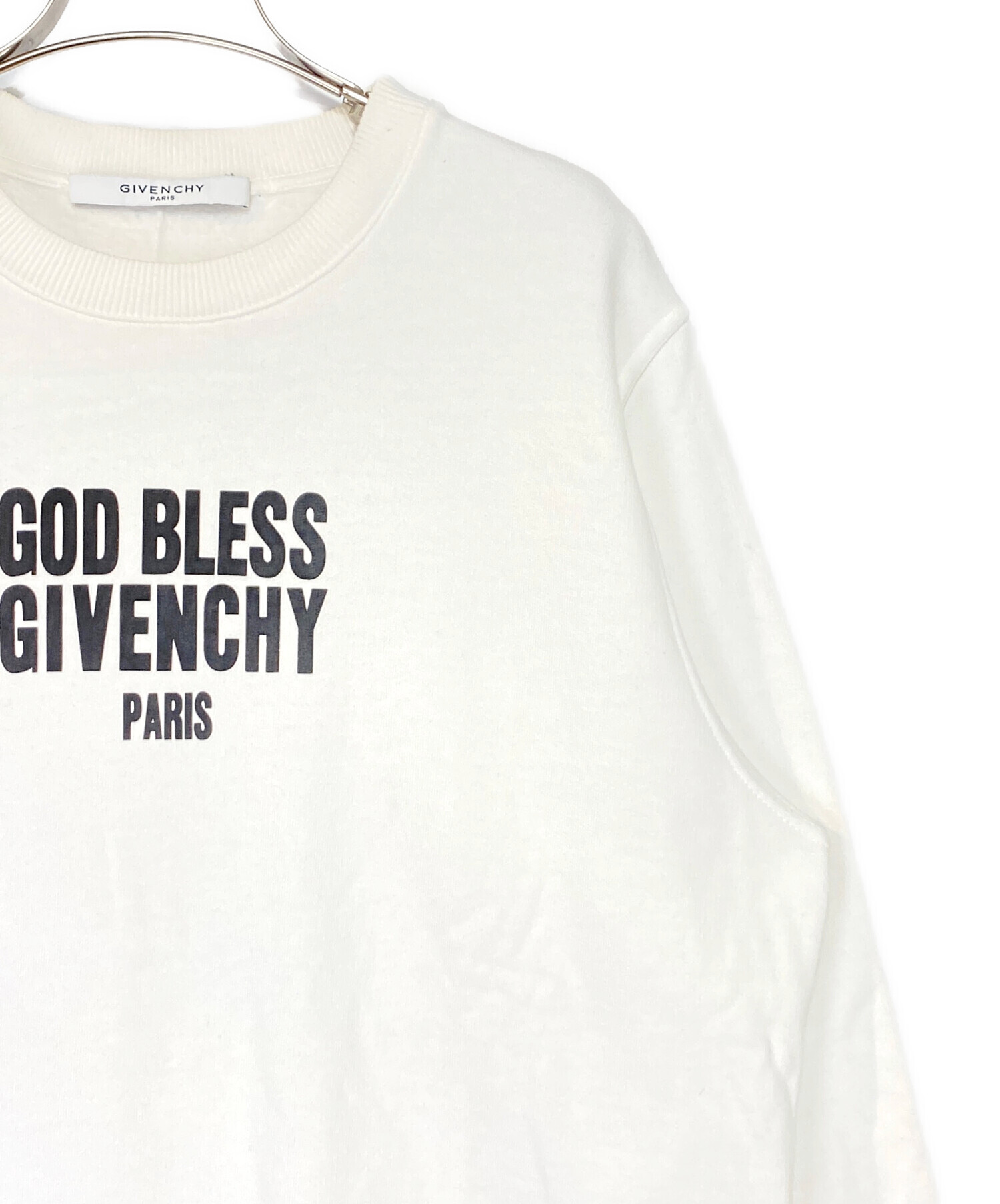 中古・古着通販】GIVENCHY (ジバンシィ) ロゴスウェット ホワイト 