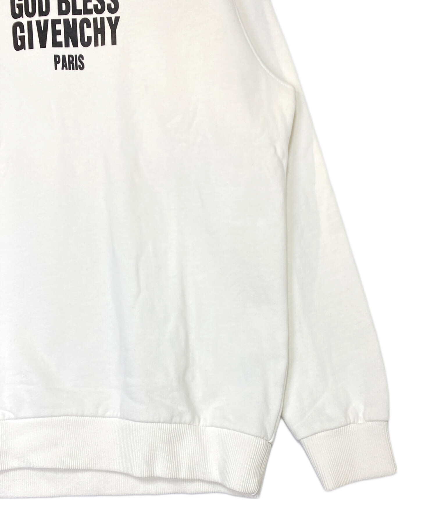 中古・古着通販】GIVENCHY (ジバンシィ) ロゴスウェット ホワイト 