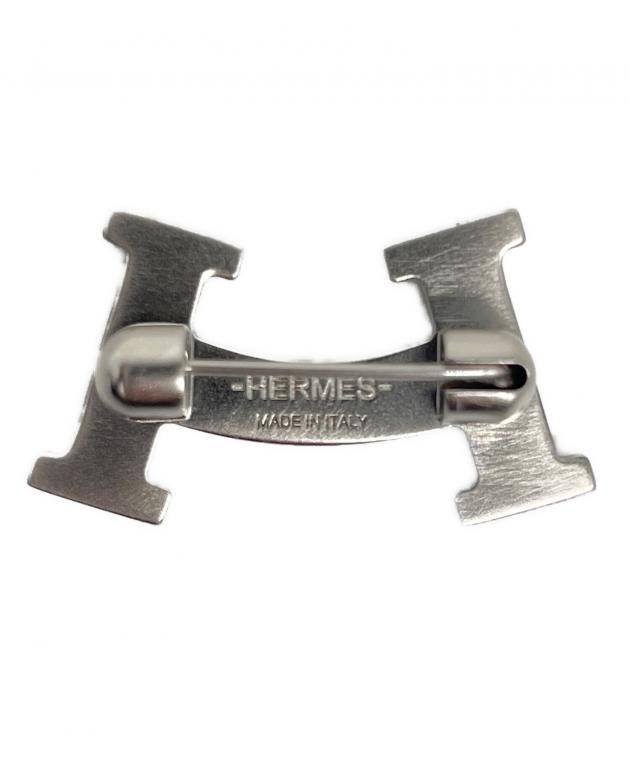 HERMES エルメス スマイル ブローチ 中古・古着通販】HERMES (エルメス) スマイル ブローチ シルバー