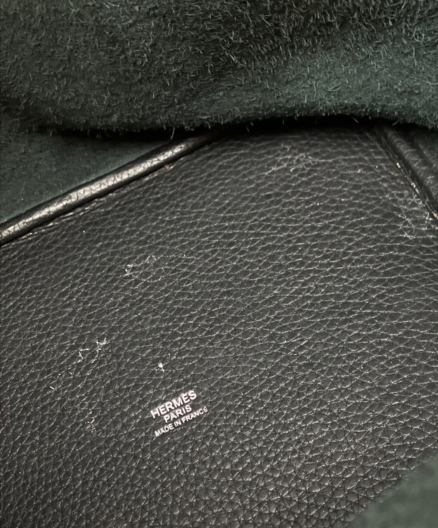 エルメス ヴィンテージ セーター ブラック レディース JPタグ 5-DK173 HERMES（エルメス）希少 手巻き時計 3点ドット黒文字盤 SSトノーケース
