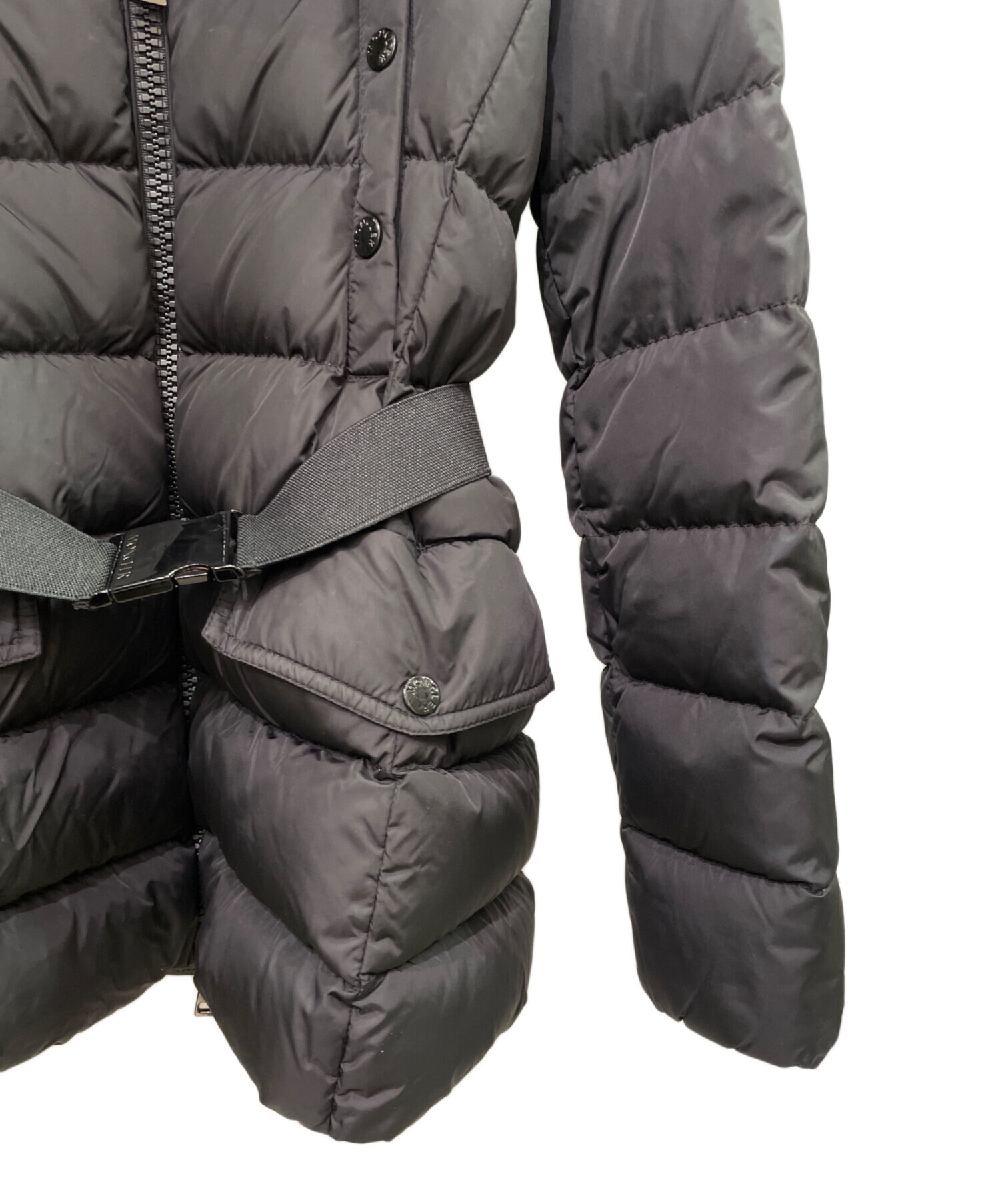 中古・古着通販】MONCLER (モンクレール) CLION/ダウンコート ブラック 
