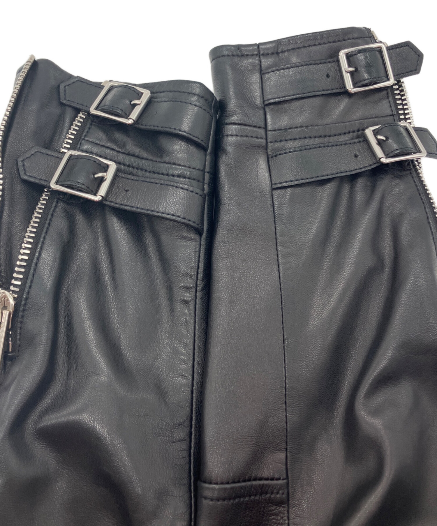 【極上イタリア製】 VALENTINO 本革 レザージャケット 異素材MIX 極上イタリア製】 VALENTINO 本革 レザージャケット 異素材MIX