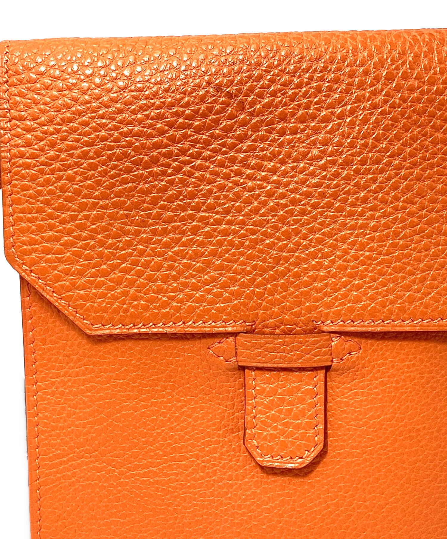 中古・古着通販】HERMES (エルメス) Leather Square Shoulder Pouch