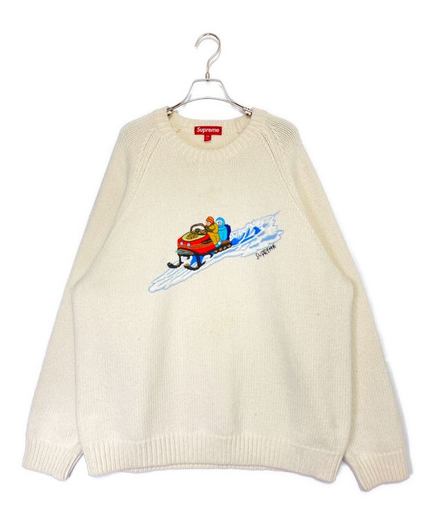 S*S様 Supreme mobile Sweater XL 白　新品 中古・古着通販】SUPREME (シュプリーム) Snowmobile Sweater ホワイト