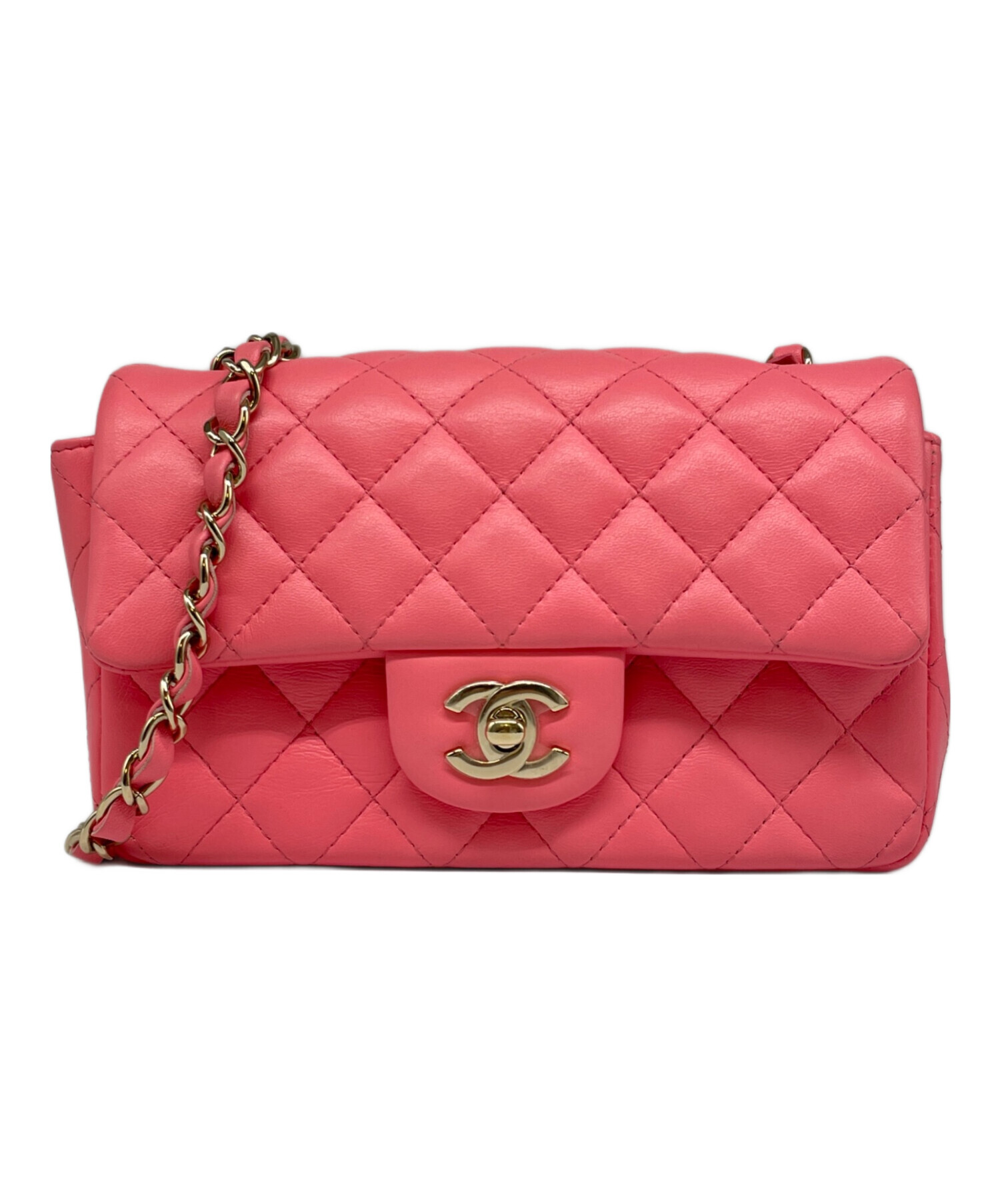 中古・古着通販】CHANEL (シャネル) ミニマトラッセ 20 ピンク サイズ