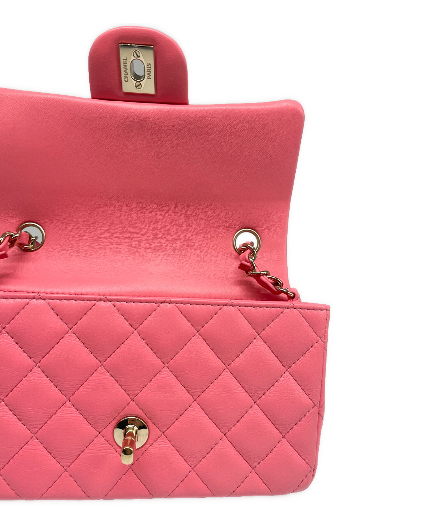 中古・古着通販】CHANEL (シャネル) ミニマトラッセ 20 ピンク サイズ