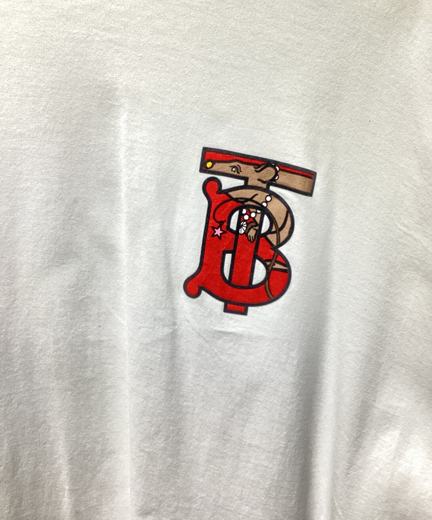 中古・古着通販】BURBERRY (バーバリー) TBロゴプリントTシャツ 