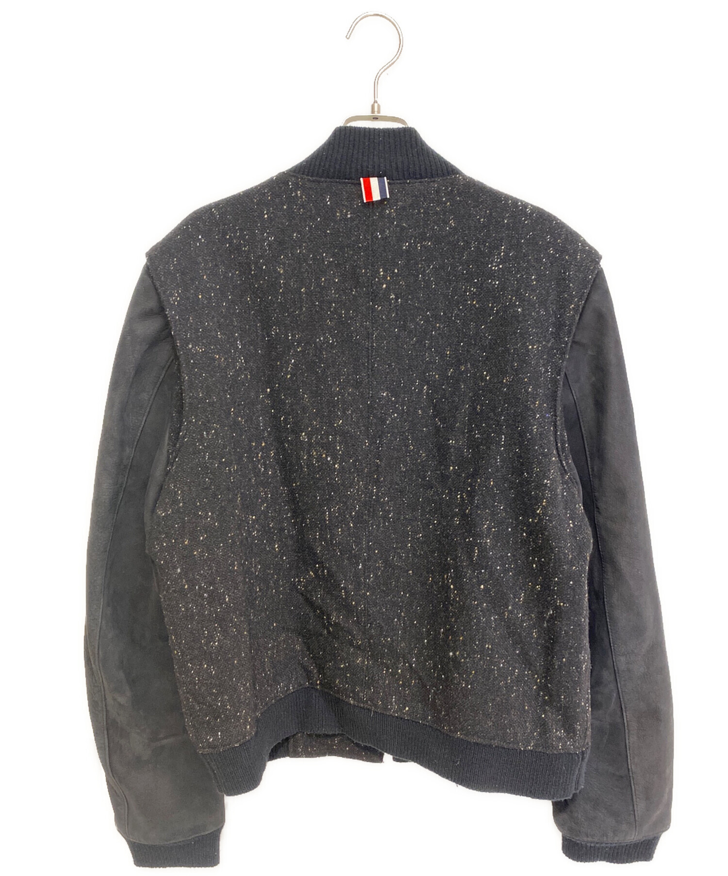 中古・古着通販】Thom Browne (トムブラウン) 袖切替ブルゾン ブラック