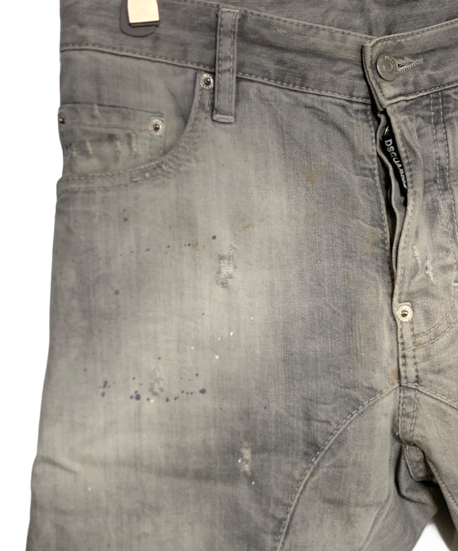 中古・古着通販】DSQUARED2 (ディースクエアード) デニムパンツ グレー
