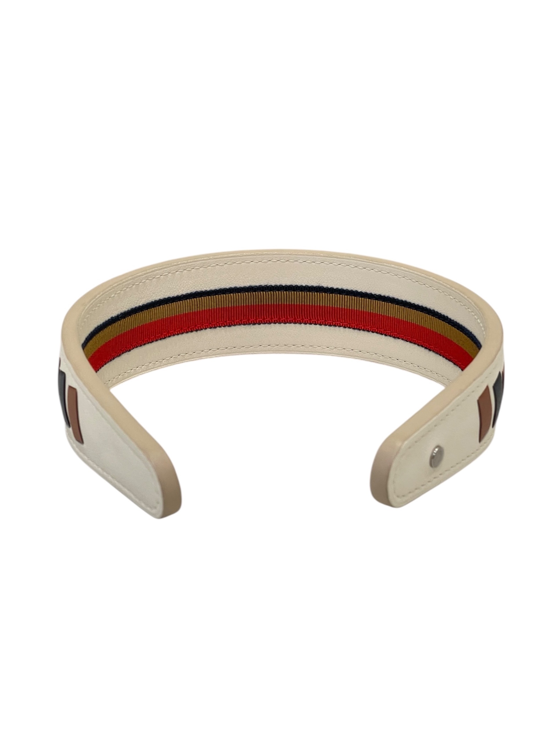 中古・古着通販】HERMES (エルメス) レザーカチューシャ ベージュ 