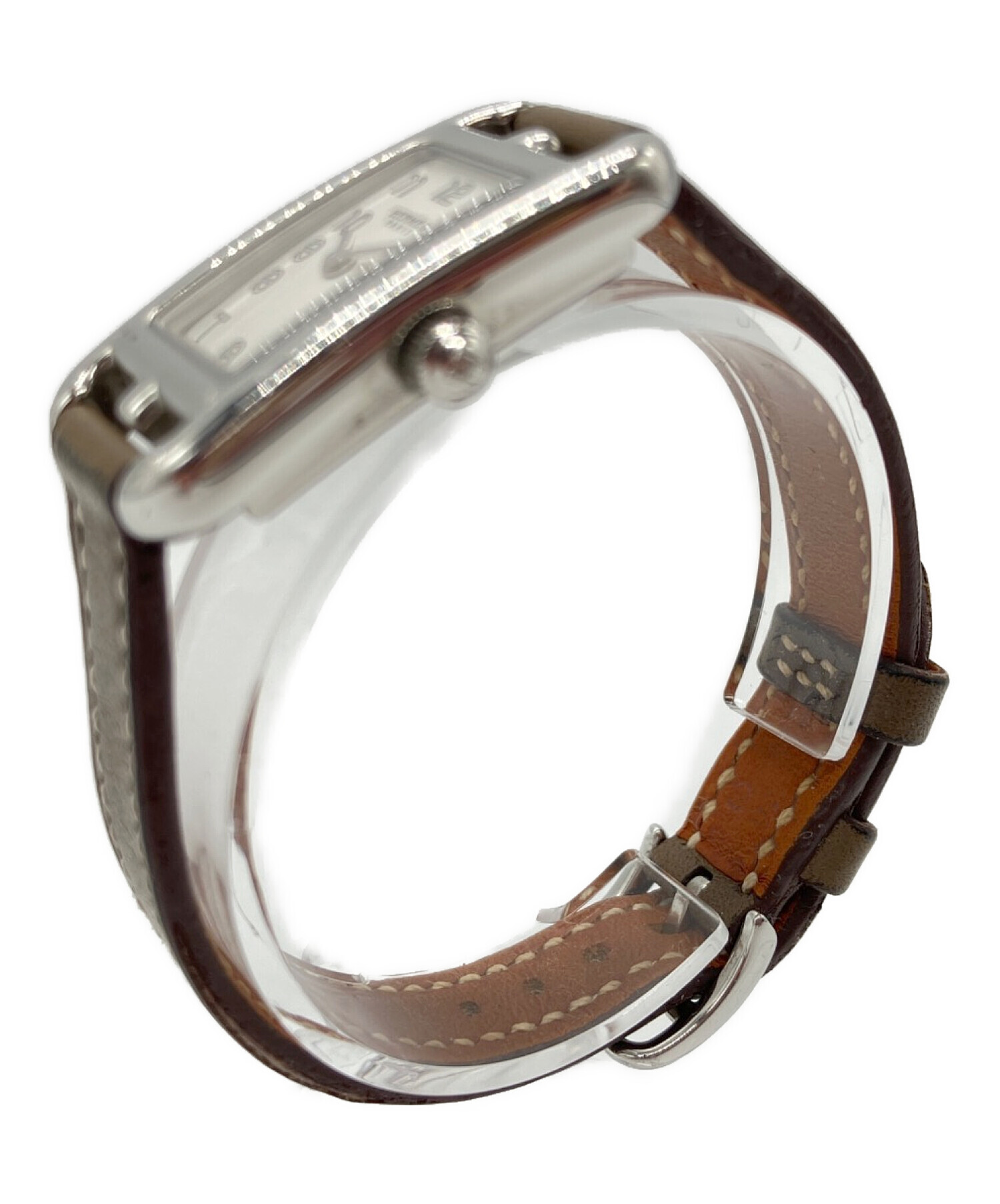 HERMES 腕時計 クォーツ ステンレス 中古・古着通販】HERMES (エルメス) クォーツ 腕時計 ナンタケット