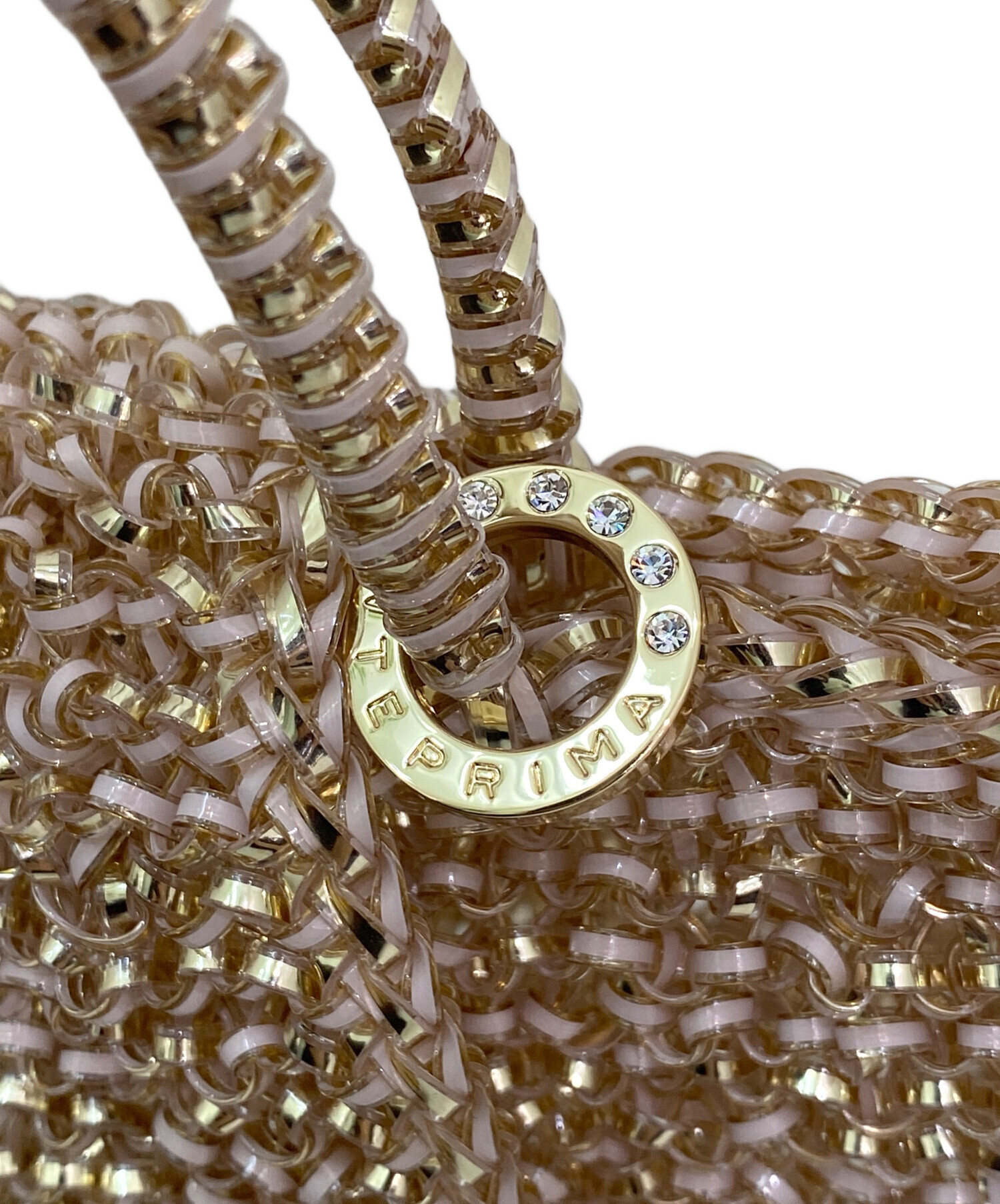 美品 アンテプリマ ワイヤーバッグ ルケット リング ビジュー 金具 ゴールド スタッフ愛用のワイヤーバッグ「ルッケット」をご紹介♪【公式