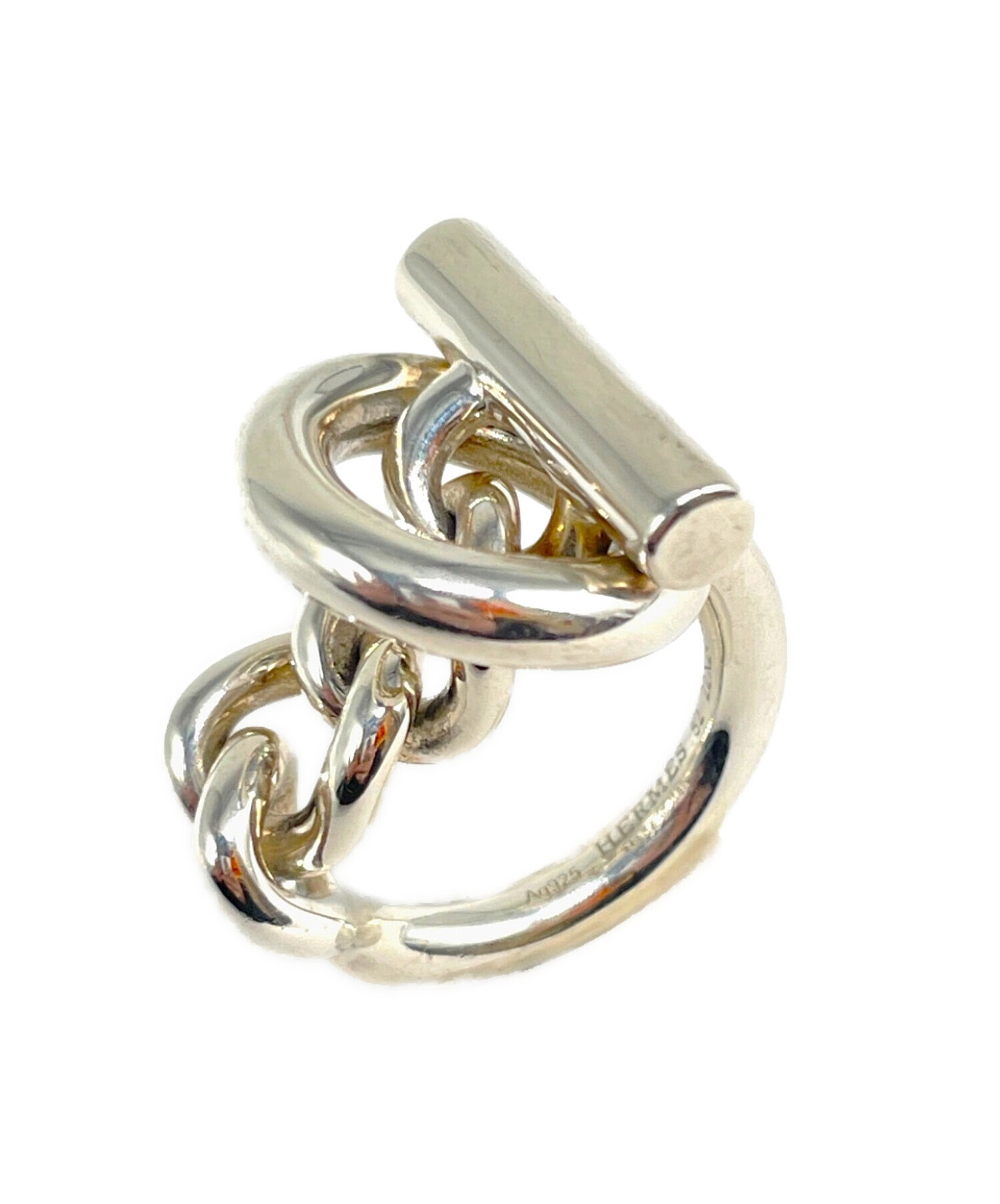 中古・古着通販】HERMES (エルメス) クロワゼット リング シルバー