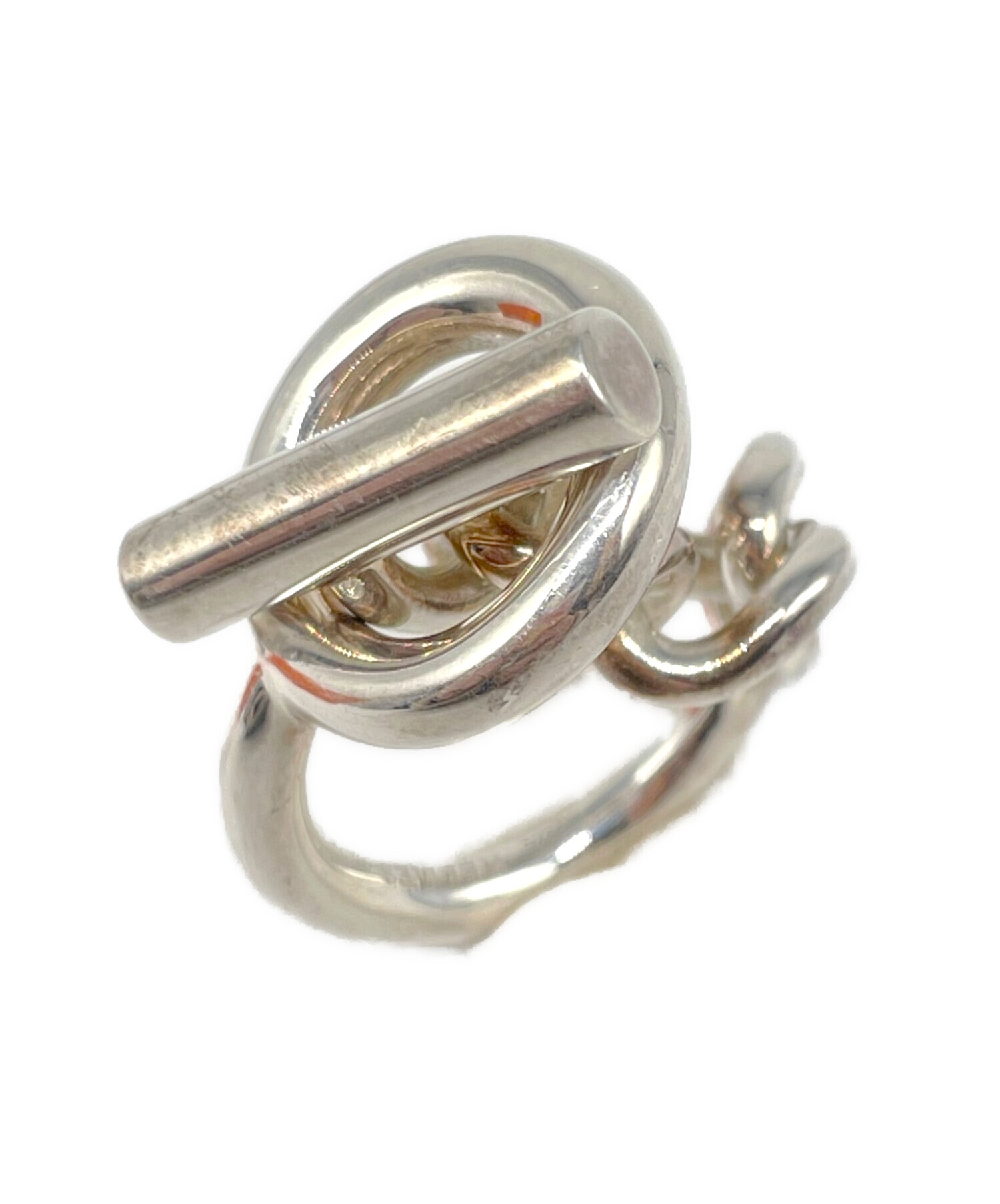 中古・古着通販】HERMES (エルメス) クロワゼット リング シルバー  