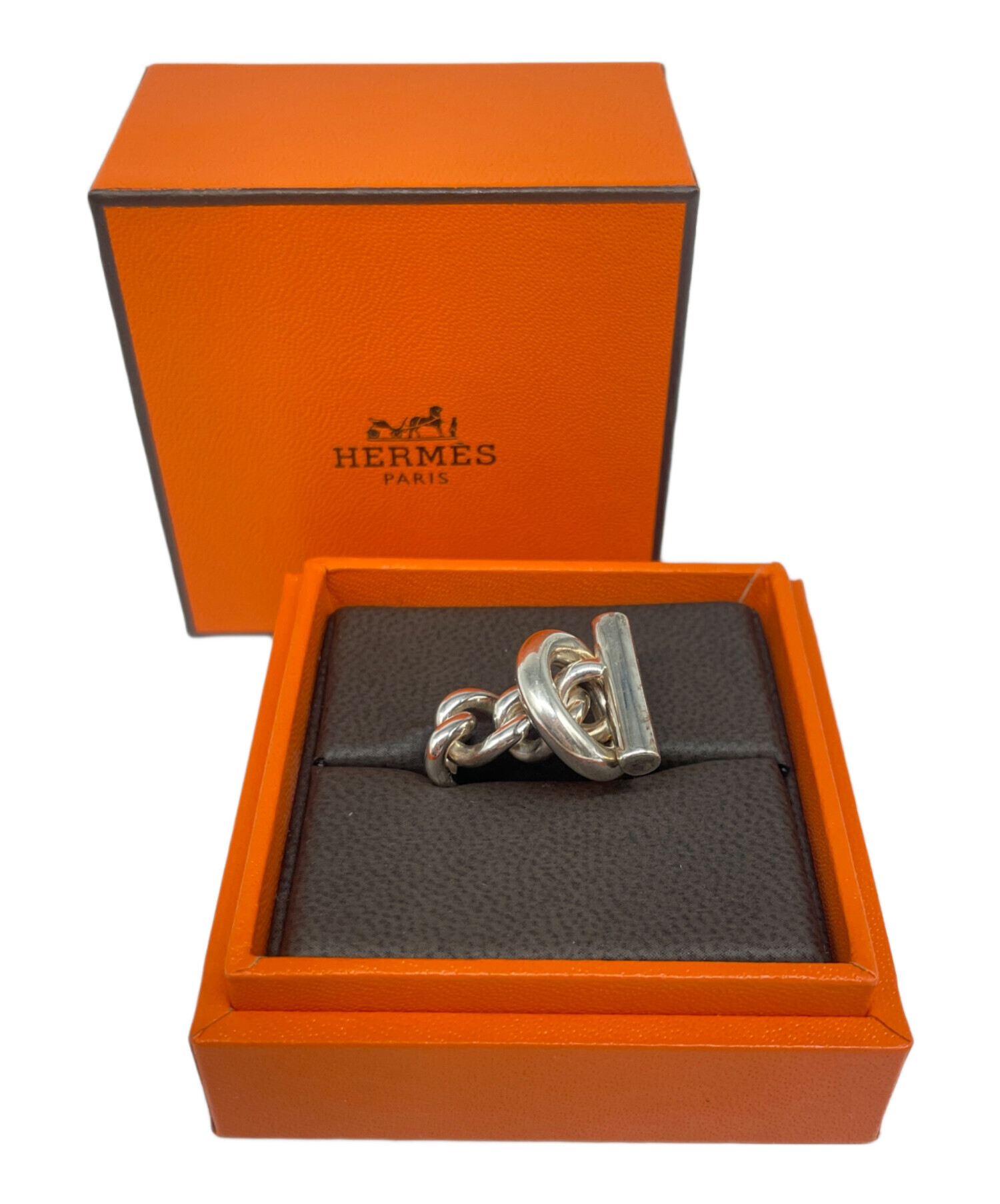 中古・古着通販】HERMES (エルメス) クロワゼット リング シルバー