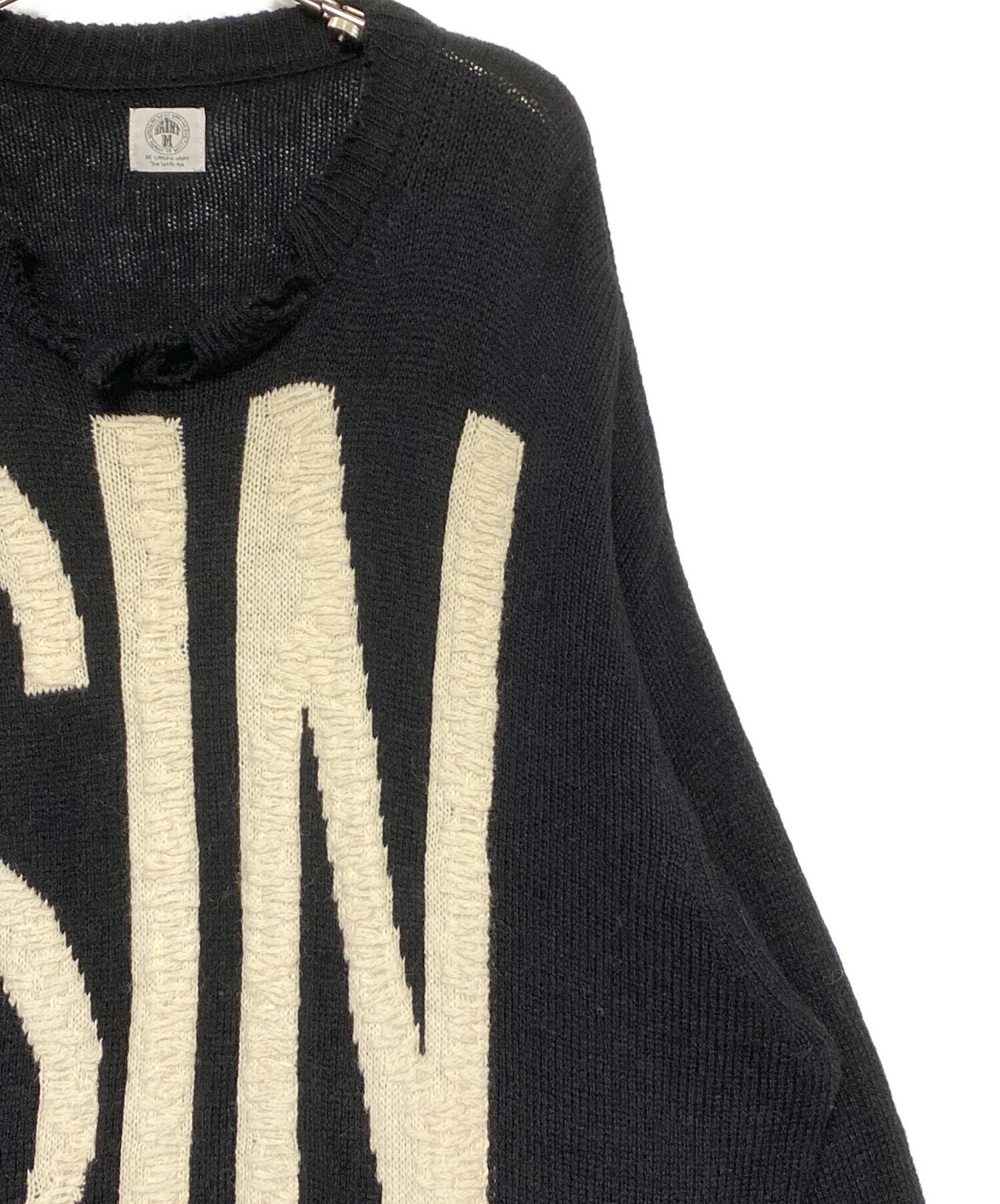 中古・古着通販】SAINT MICHAEL (セントマイケル) WOOL SWTER SIN 