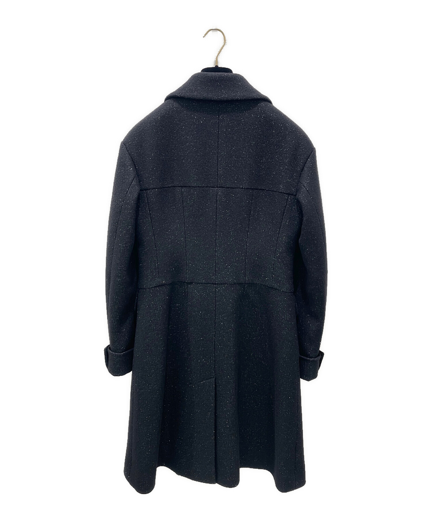 中古・古着通販】CHANEL (シャネル) ロングコート ブラック サイズ:38 