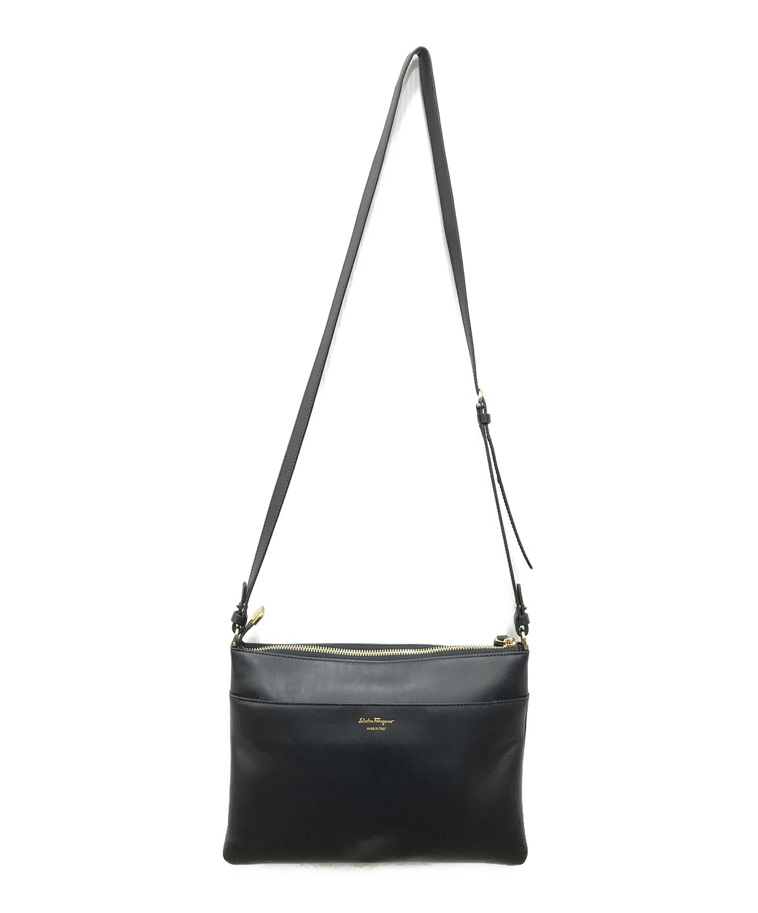 中古・古着通販】Ferragamo (フェラガモ) スタッズ2WAYショルダー 