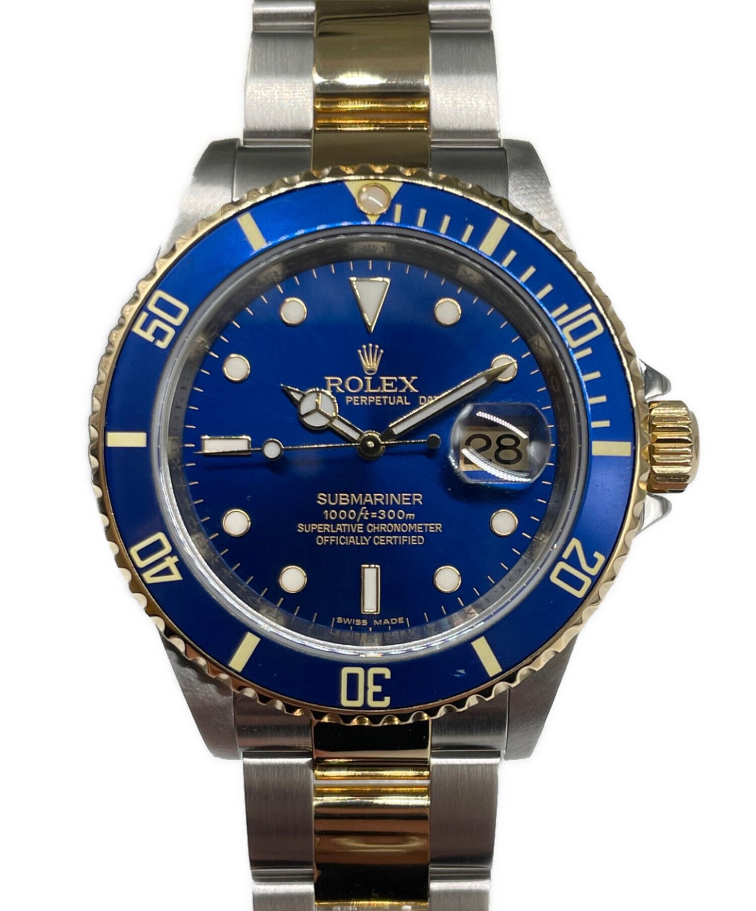 ★WL様★ 中古・古着通販】ROLEX (ロレックス) サブマリーナデイト 16613 青文字
