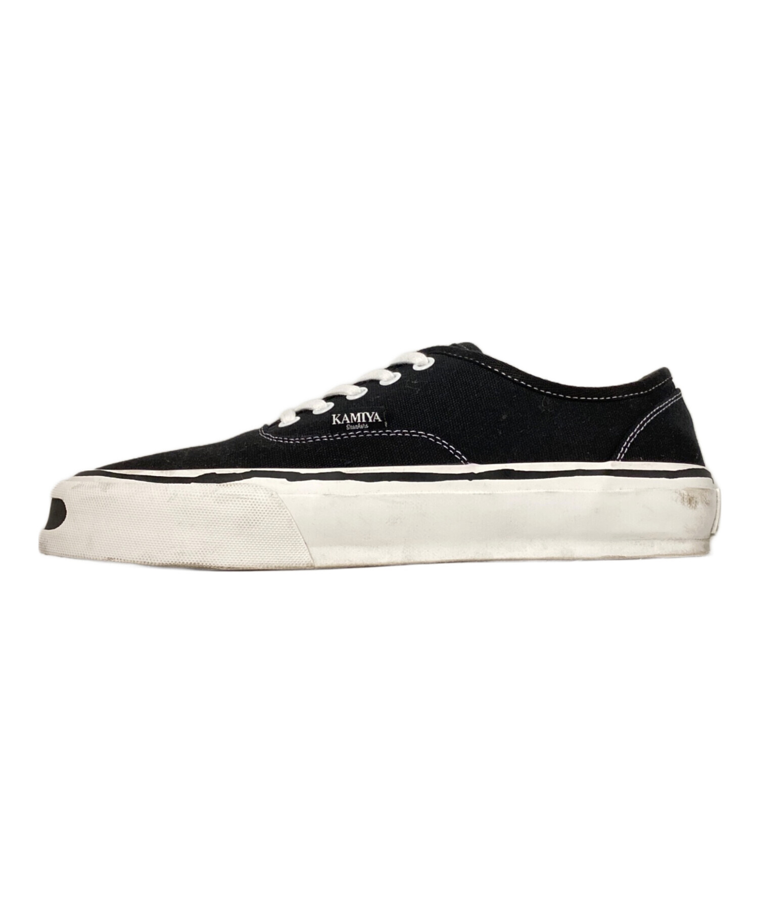 中古・古着通販】KAMIYA (カミヤ) Joey Vulcanized Sneaker ブラック