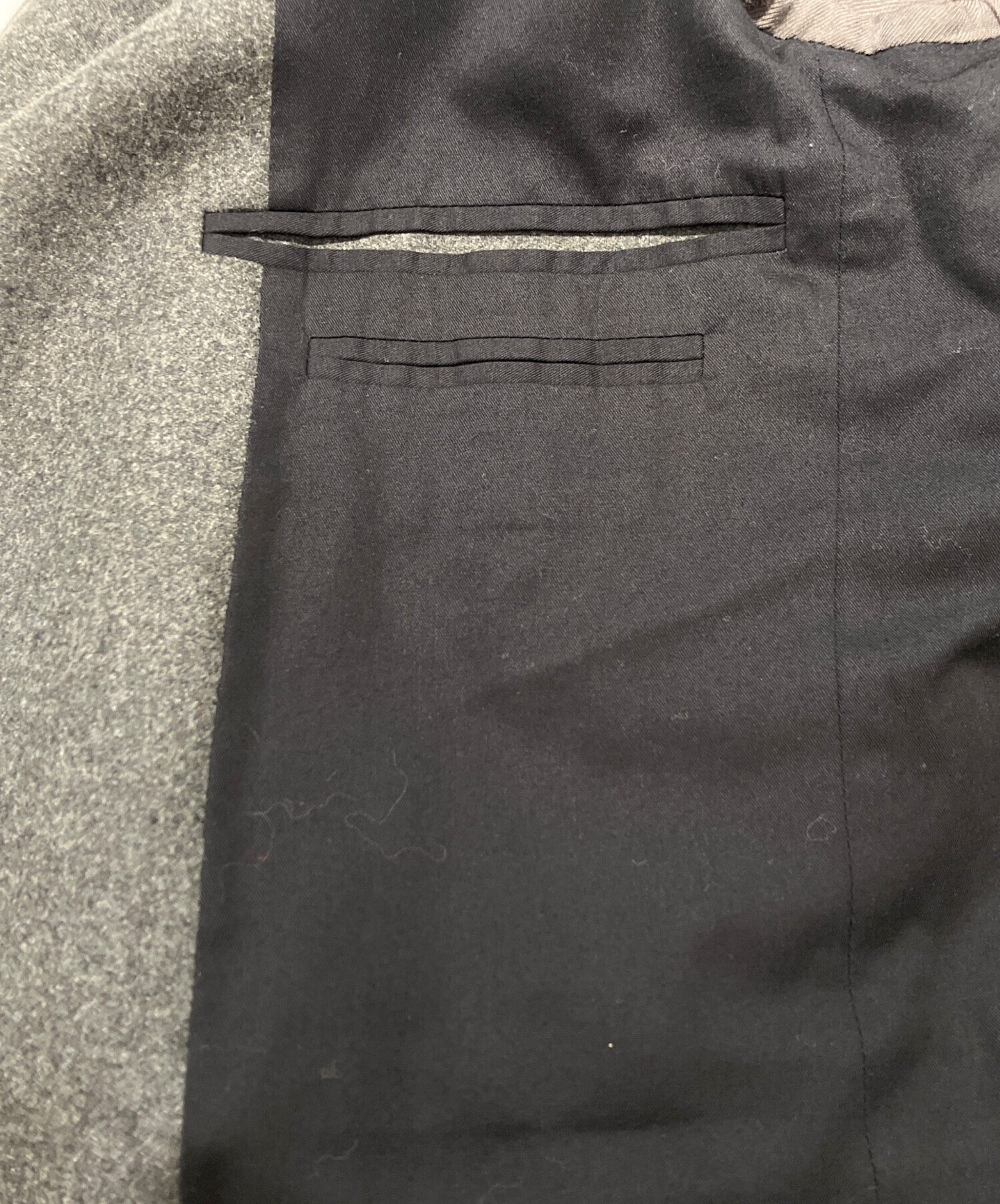 中古・古着通販】LEMAIRE (ルメール) アンコンウールジャケット