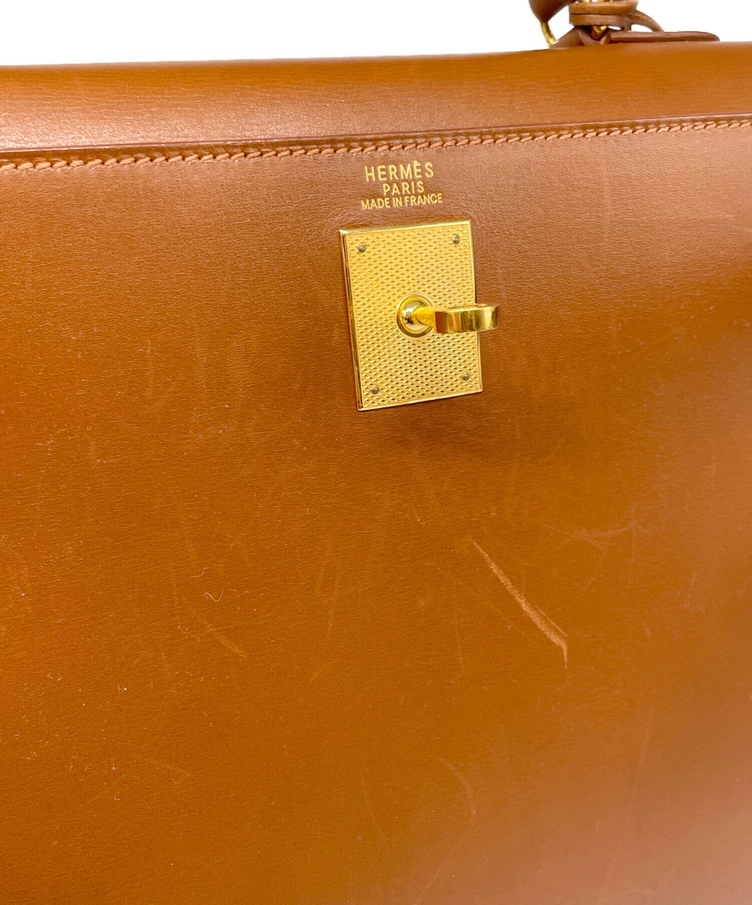 中古・古着通販】HERMES (エルメス) ケリー32 外縫い/ギロッシュ金具