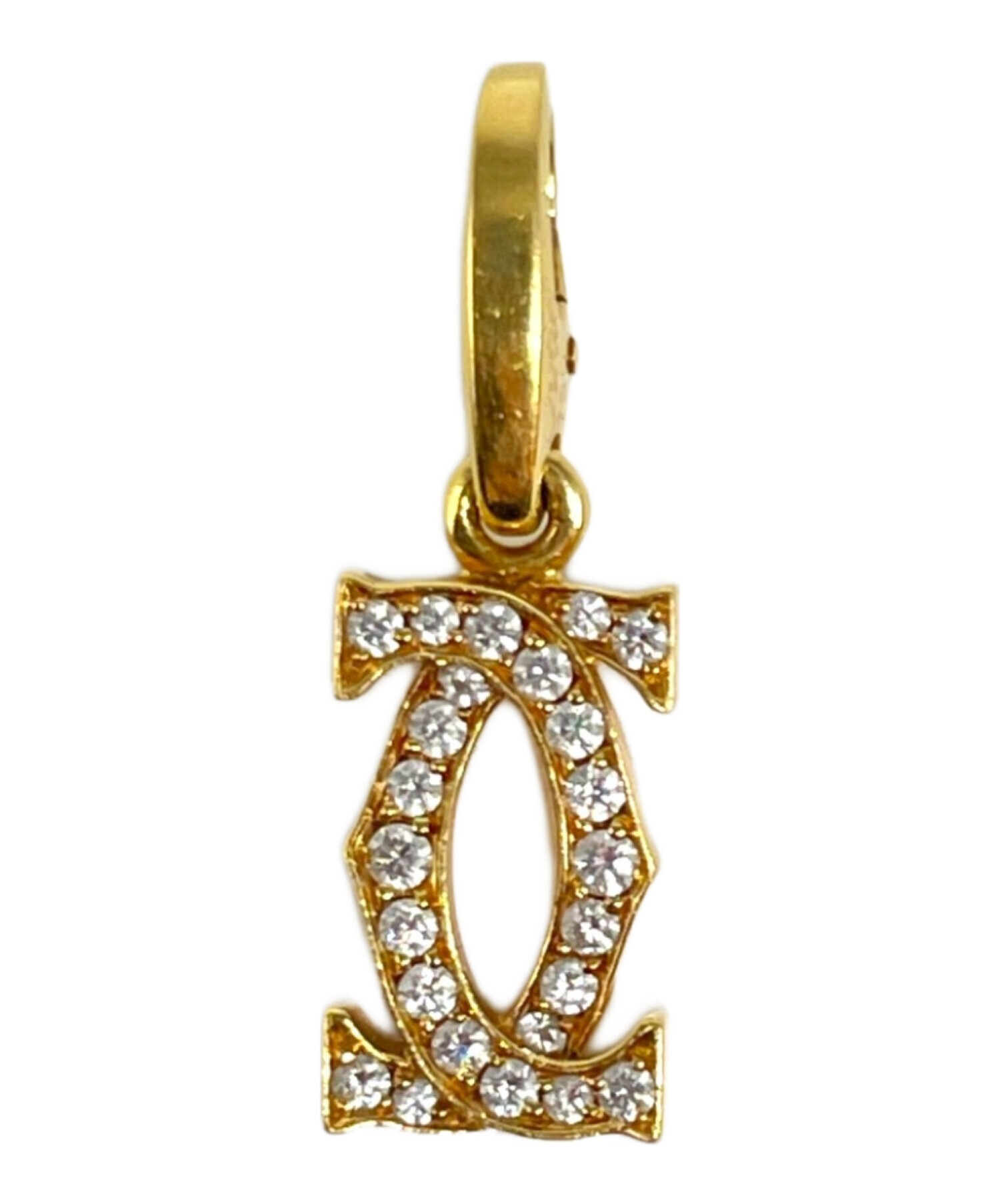 中古・古着通販】Cartier (カルティエ) 2Cダイヤチャーム｜ブランド 