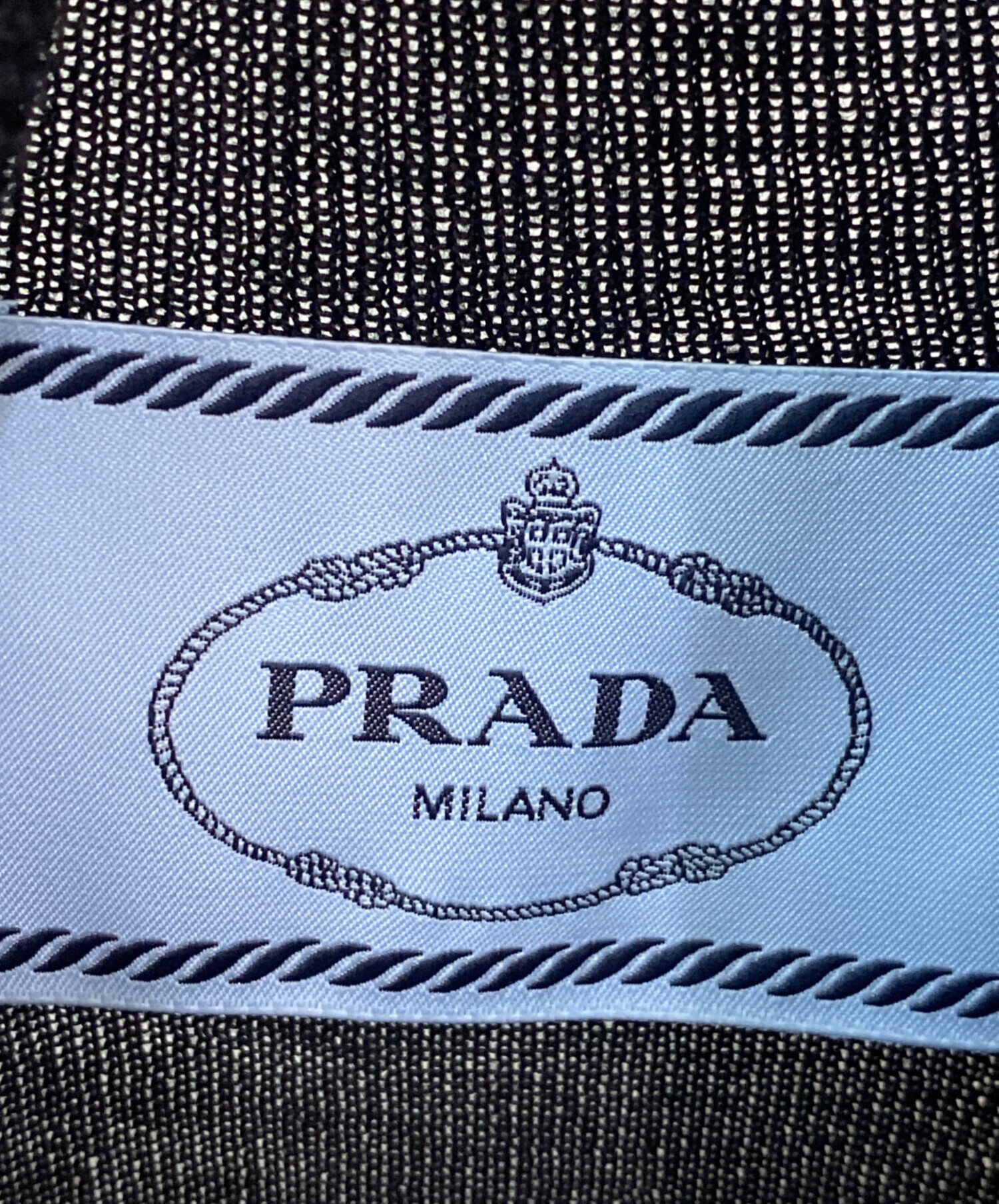 PRADA プラダ プリーツ スパンコール ワンピース 中古・古着通販】PRADA (プラダ) ニット切替プリーツワンピース