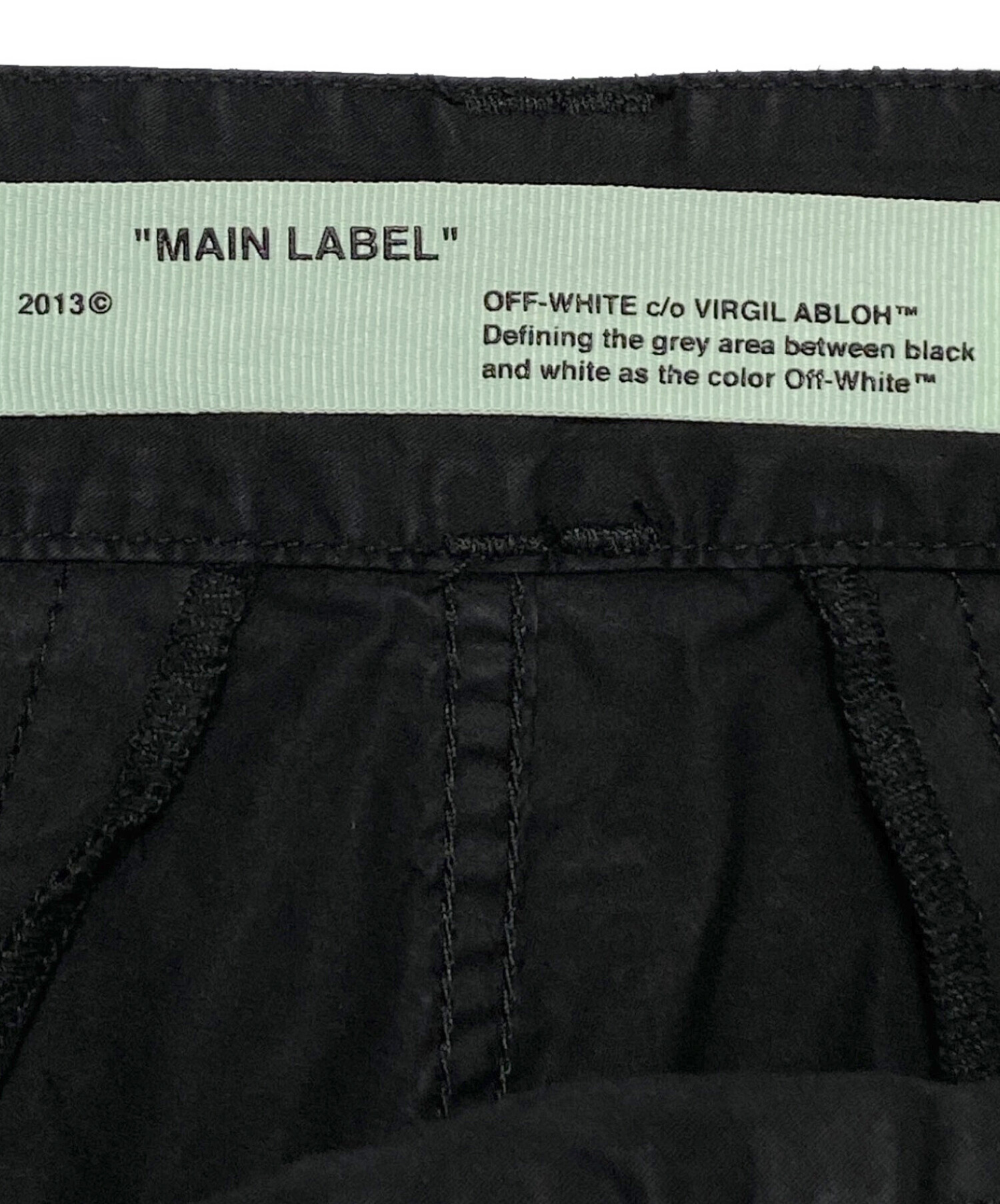 中古・古着通販】OFFWHITE (オフホワイト) カーゴパンツ ブラック